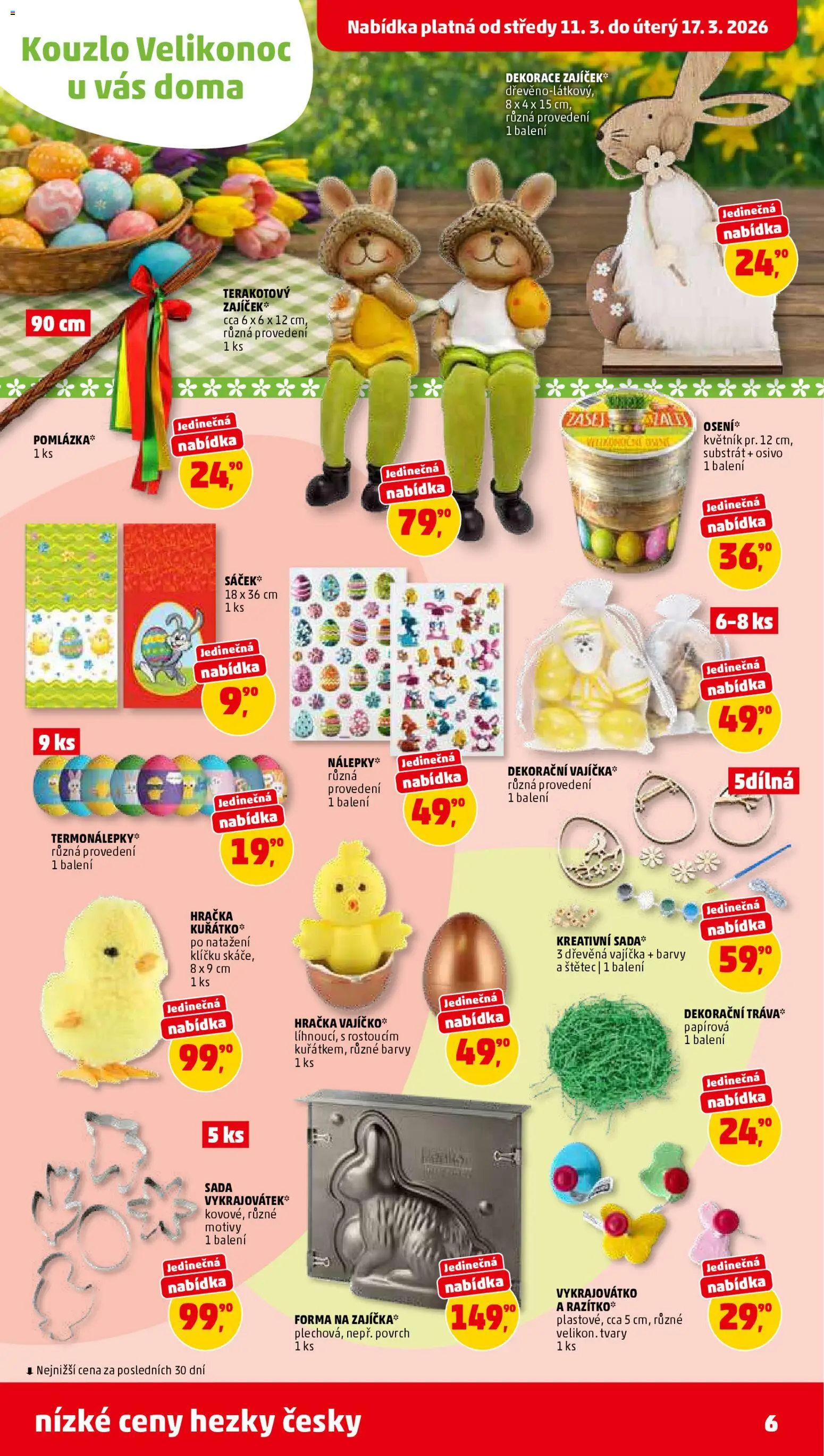 Penny Market leták od 11.03.2026 | Strana: 6 | Produkty: Vajíčka, Vykrajovátko, Substrát, Forma