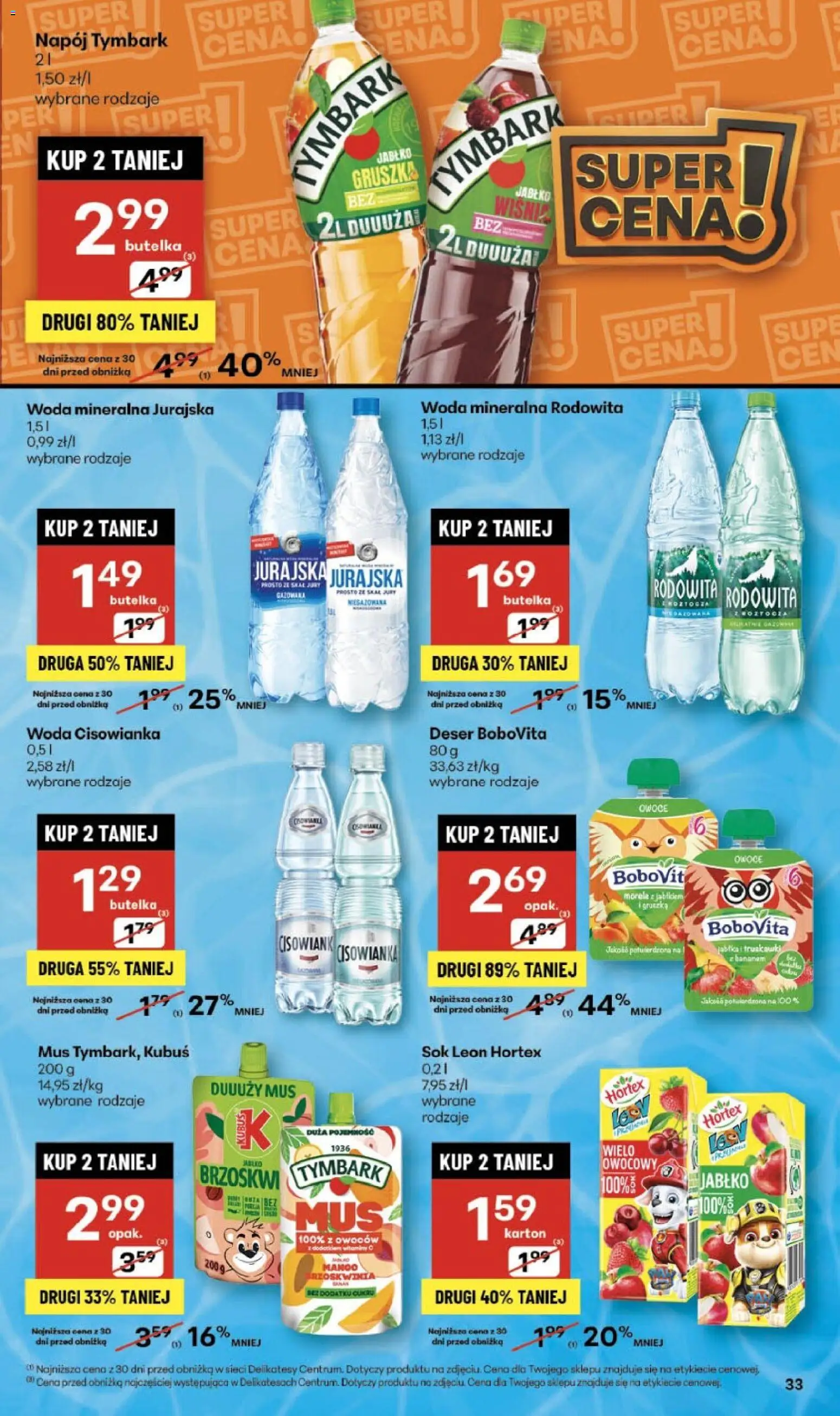 Delikatesy Centrum Black Friday od 20.11.2025 | Strona: 33 | Produkty: Mango, Sok, Woda, Owoce