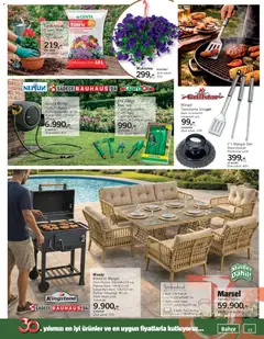 18.04.2026 tarihinden itibaren geçerli olan Bauhaus kataloğu önizlemesi | Sayfa: 3 | Ürünler: Koltuk, Çift taraflı, Masa, Yemek takımı