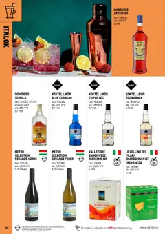 KOKTÉL LIKŐR BLUE CURACAO, Blue Curacao liqueur with 22% alcohol content. - amely érvényes a következő dátumtól: 01.06.2025 | Oldal: 36