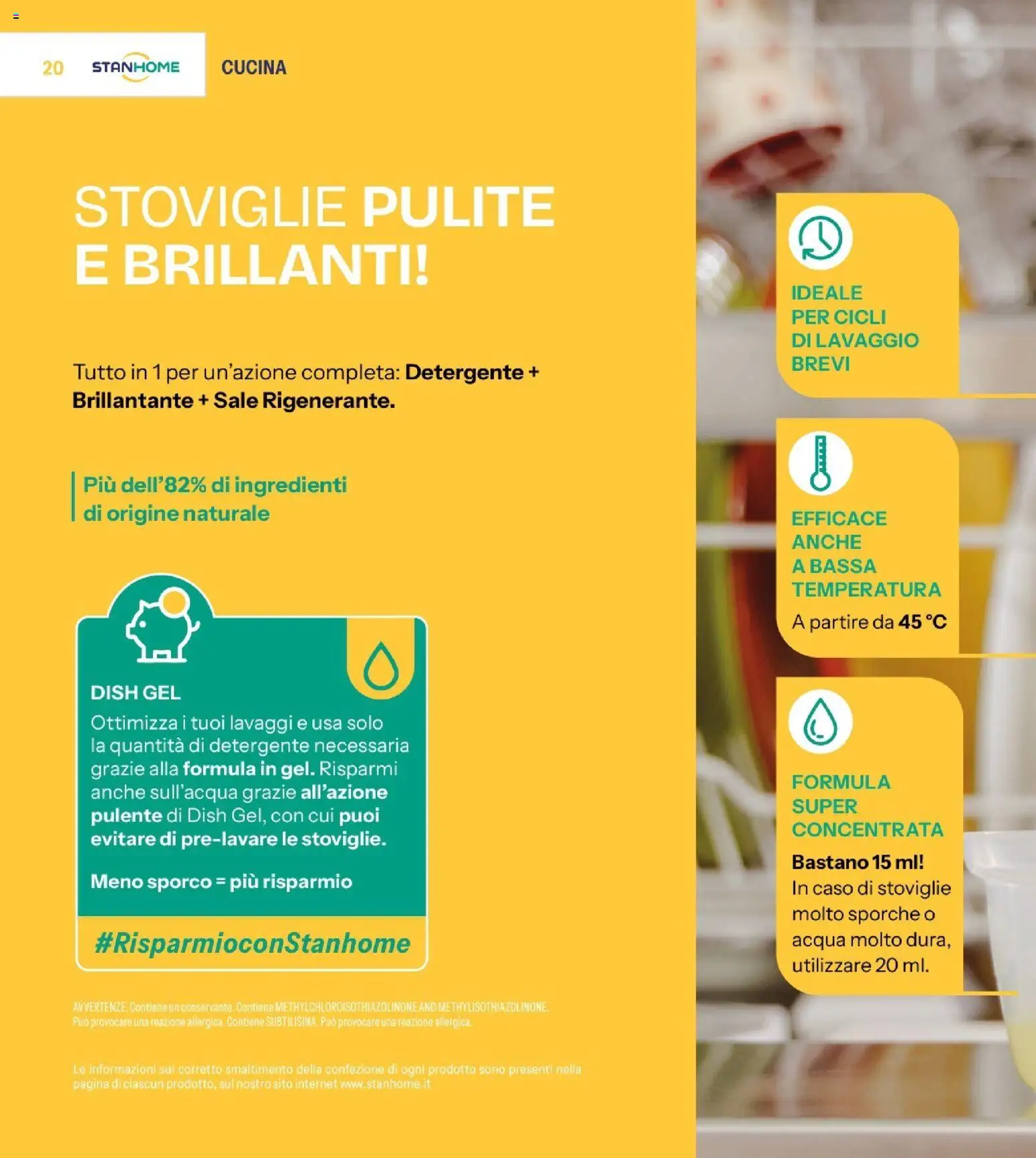 Volantino Stanhome del 11.11.2025 | Pagina: 21 | Prodotti: Detergente, Acqua, Sale