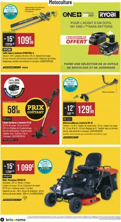 Bricorama - Prévisualisation de Bricorama catalogue valide à partir de 08.04.2026 | Page: 2 | Produits: Débroussailleuse, Balai, Batterie