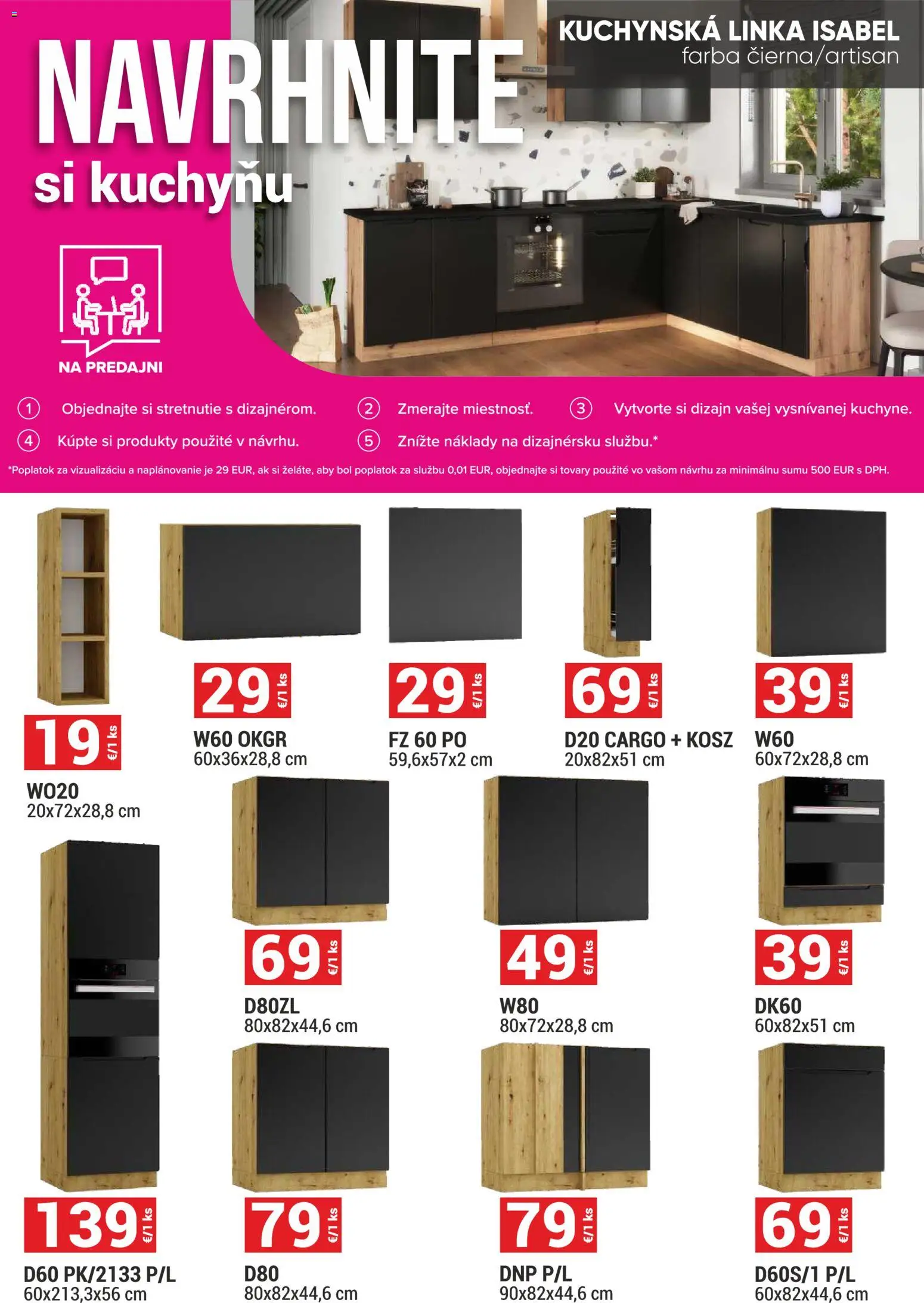 Nové Merkury Market akcie – leták je platný od 01.11.2025 | Strana: 23 | Produkty: Kuchynská linka