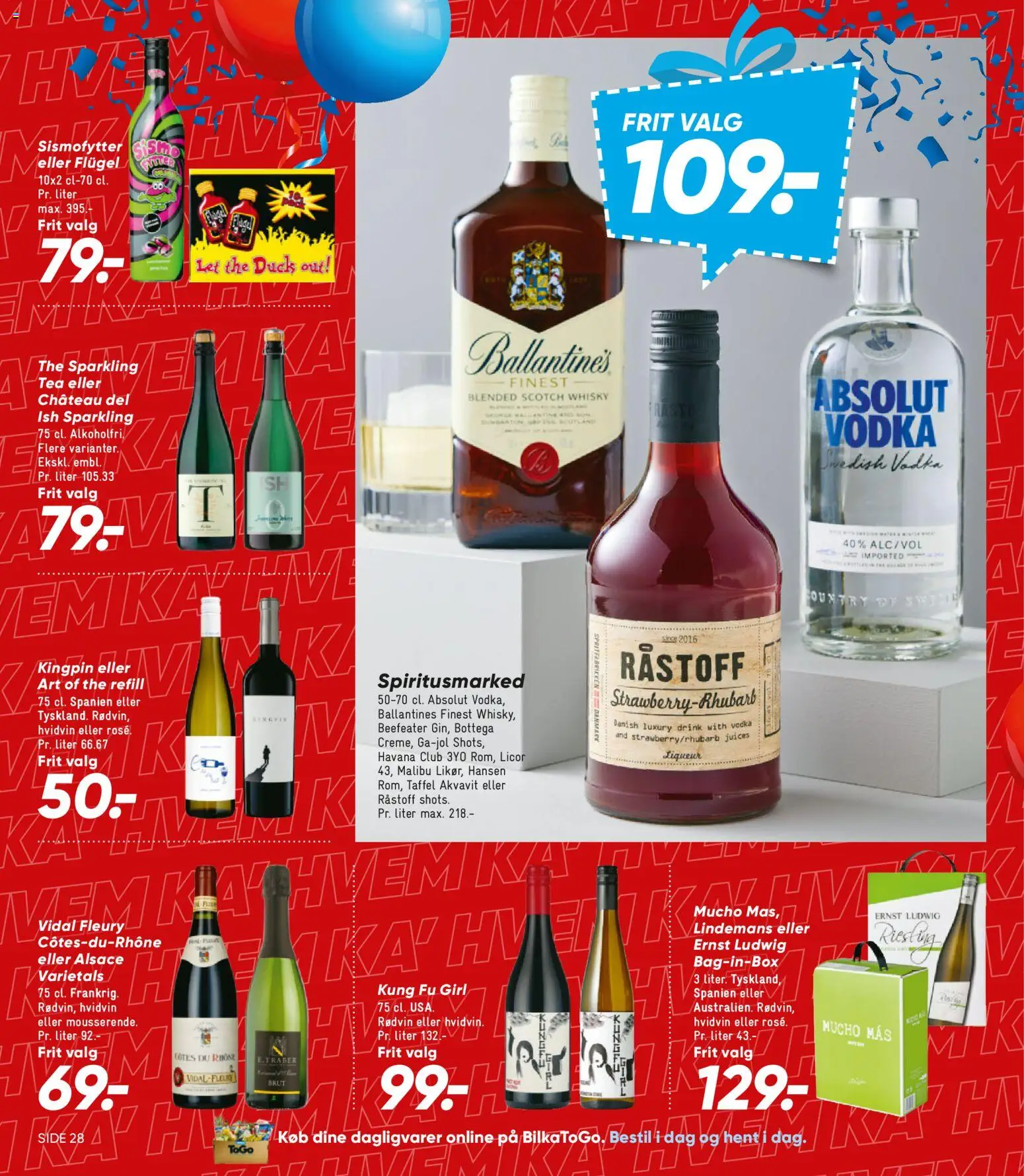 Bilka tilbudsavis – gyldig fra 30.01.2026 | Side: 38 | Produkter: Vodka, Whisky