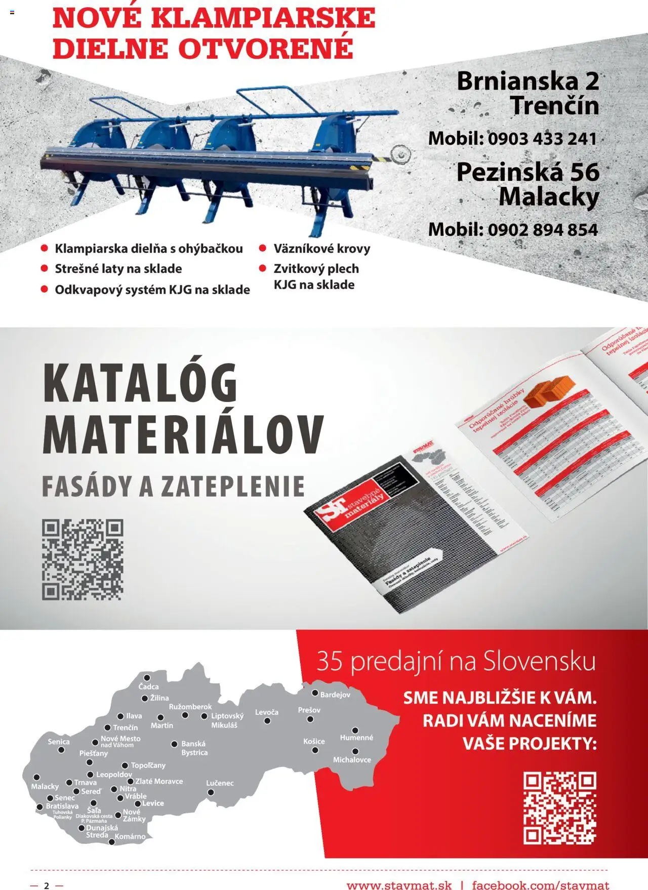 STAVMAT STAVEBNINY leták │ platný od 16.06.2025 | Strana: 2 | Produkty: Mobil