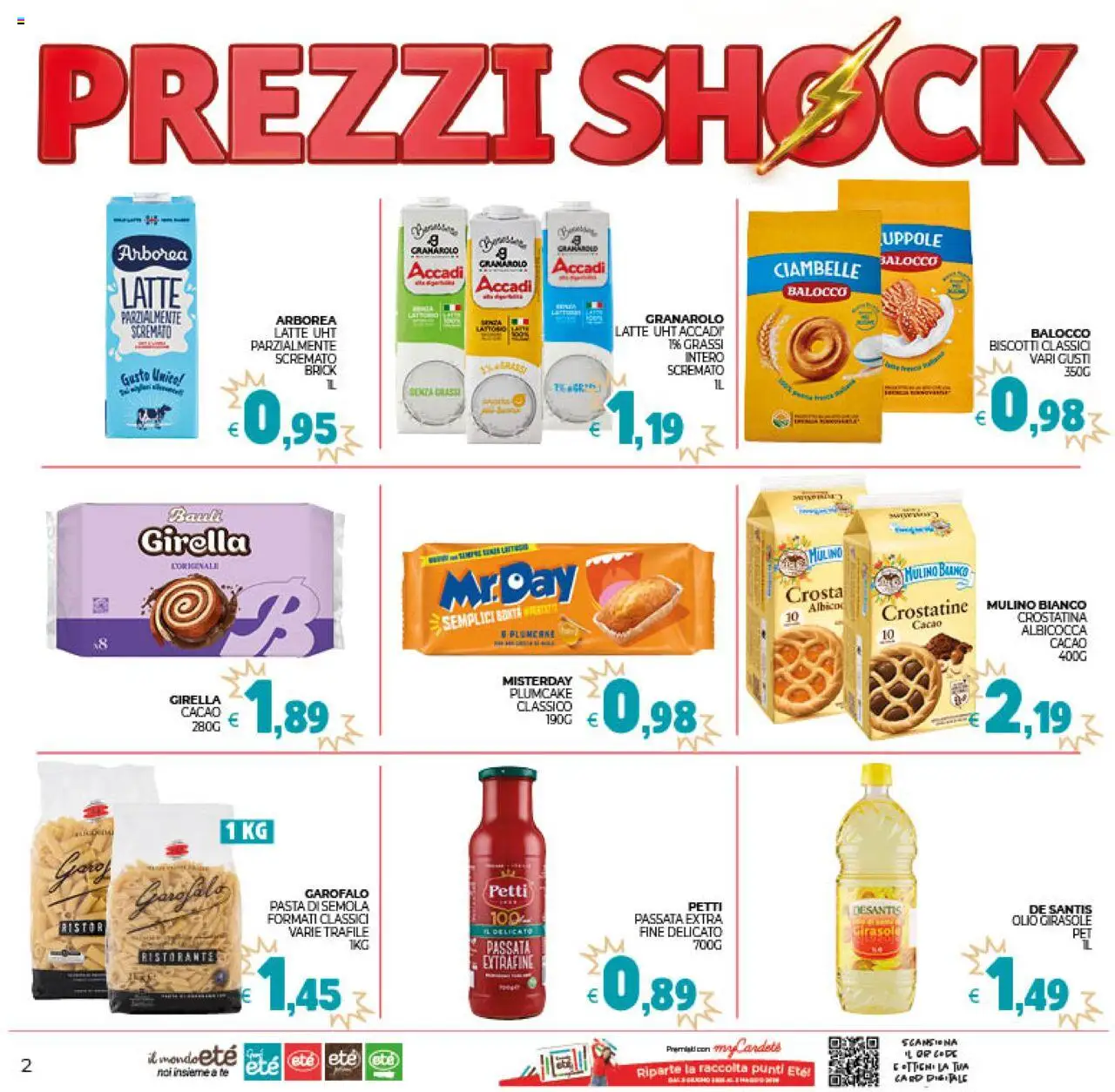 Volantino Eté del 10.10.2025 | Pagina: 2 | Prodotti: Ciambelle, Tè, Latte, Pasta