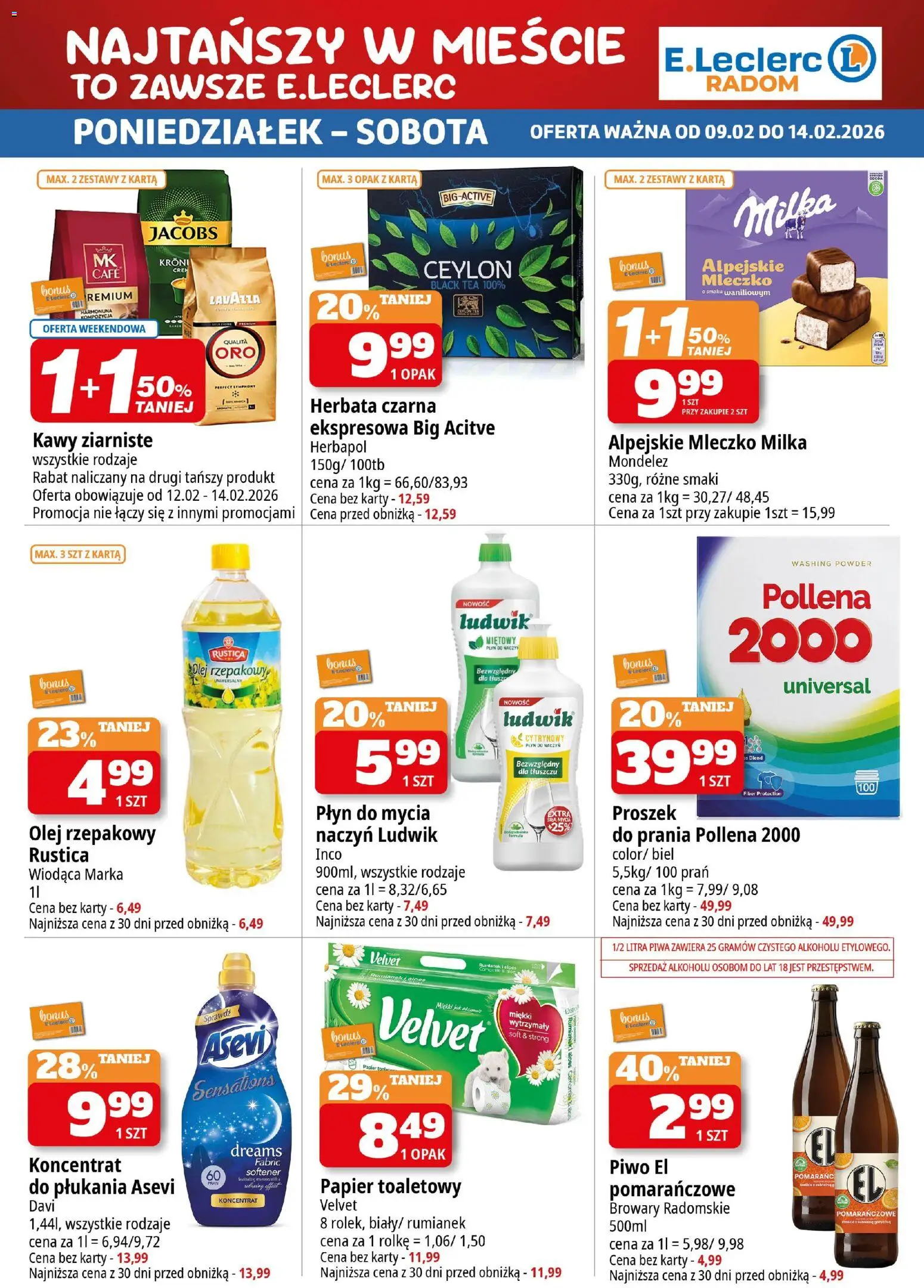 E.Leclerc Gazetka - Radom od 09.02.2026 | Strona: 3