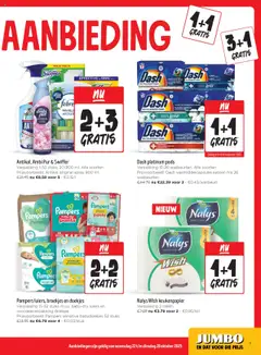 JUMBO folder / publicité - Voorbeeld van een folder van JUMBO, geldig van 22.10.2025 | Pagina: 9 | Producten: Pampers, Babydoekjes, Keukenpapier