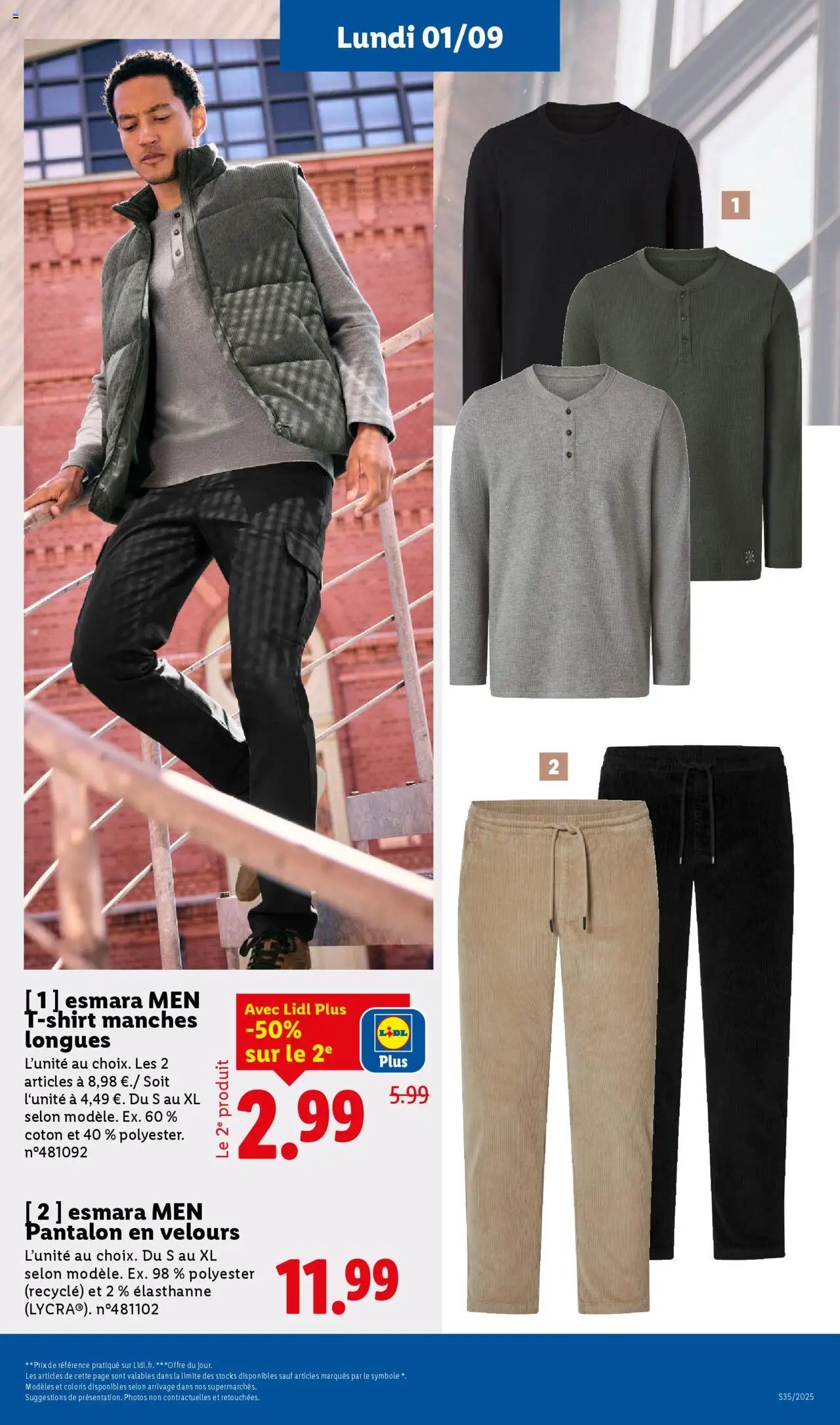  | Page: 41 | Produits: Coton, T-shirt, Pantalon