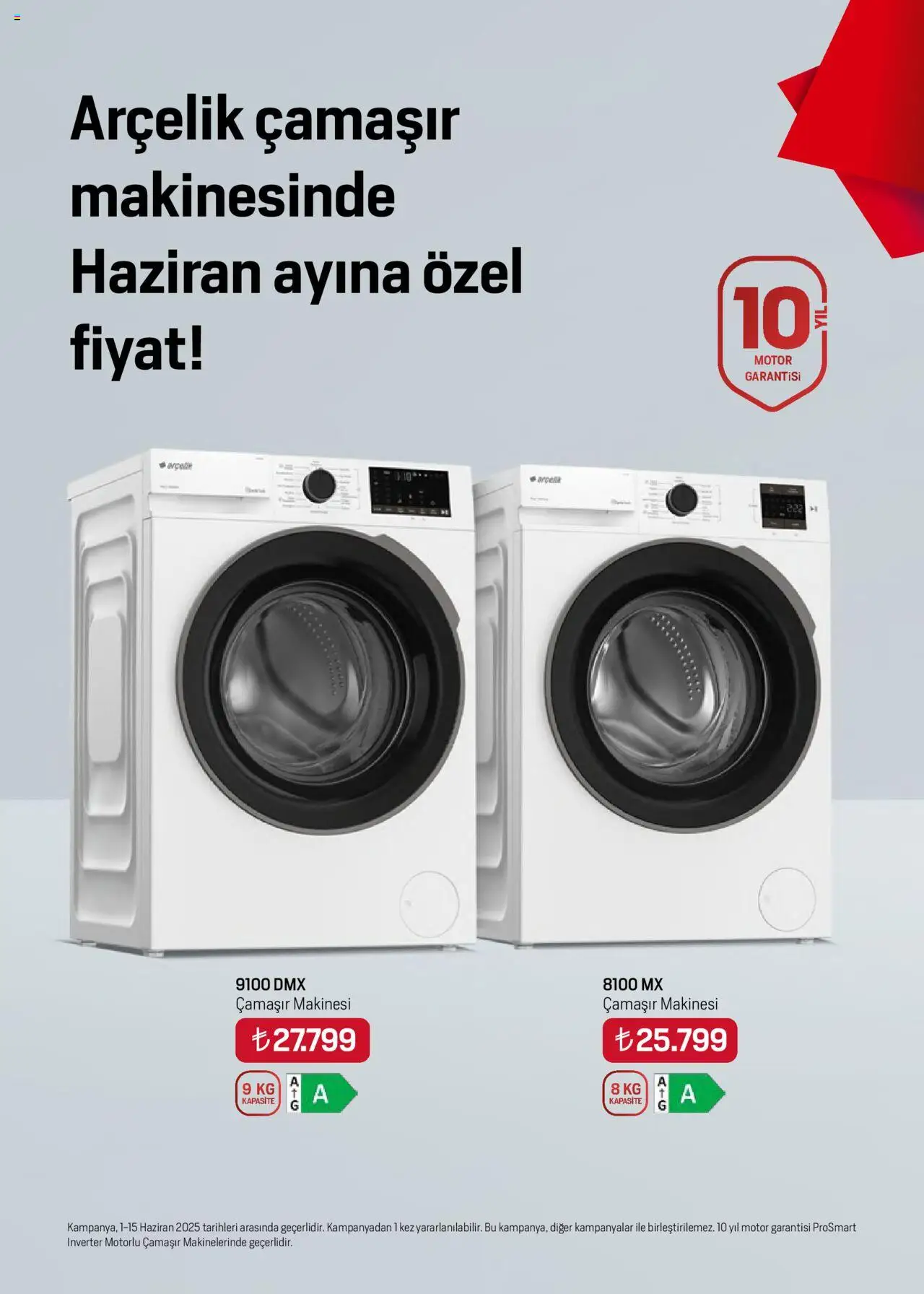 Arçelik Katalog - 01.06.2025 tarihinden itibaren geçerlidir | Sayfa: 43 | Ürünler: Çamaşır makinesi