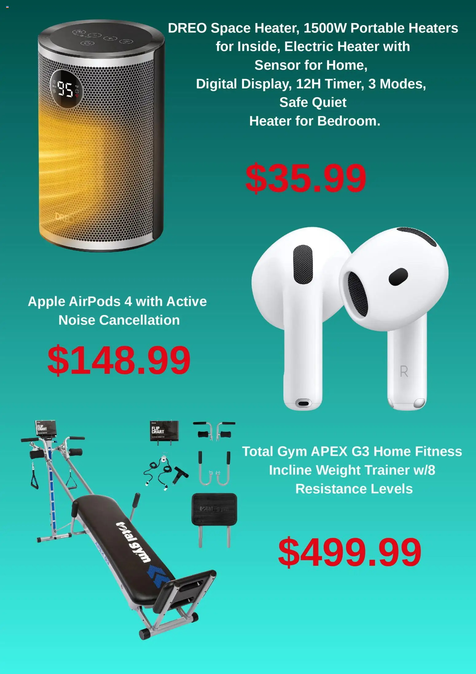 Walmart Catalogue valid from 09.01.2026 | Page: 2 | Products: Weight, Heater