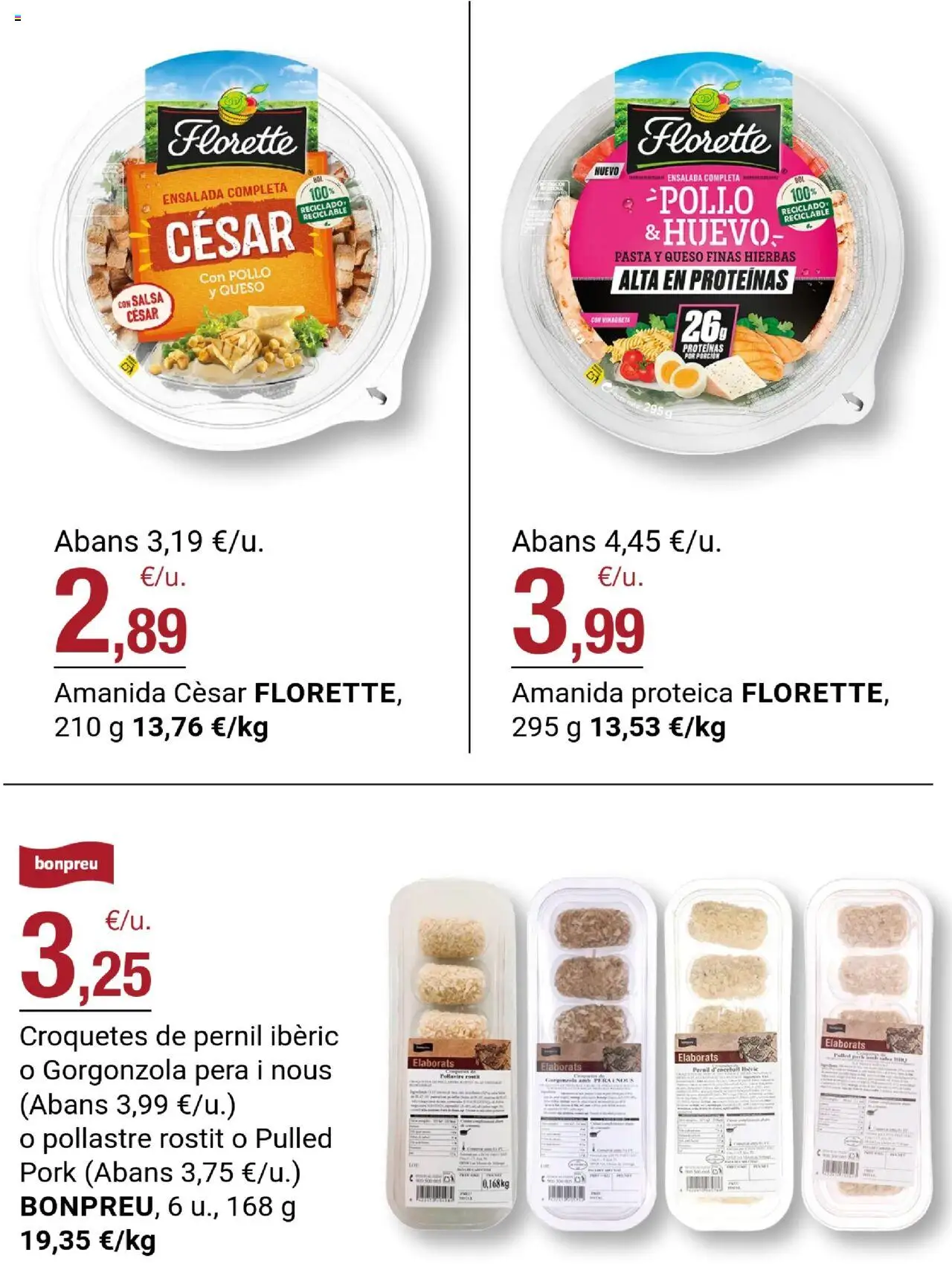 Bonpreu folleto │ válido desde el 23.09.2025 | Página: 73 | Productos: Queso, Pasta, Ensalada
