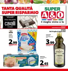 Anteprima del volantino A&O Supermercato catalogo valido a partire dal 24.07.2025