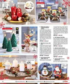 Náhled letáku Velký Košík katalog říjen od 01.10.2025 | Strana: 60 | Produkty: Svíčka, Svícen, Baterie, LED