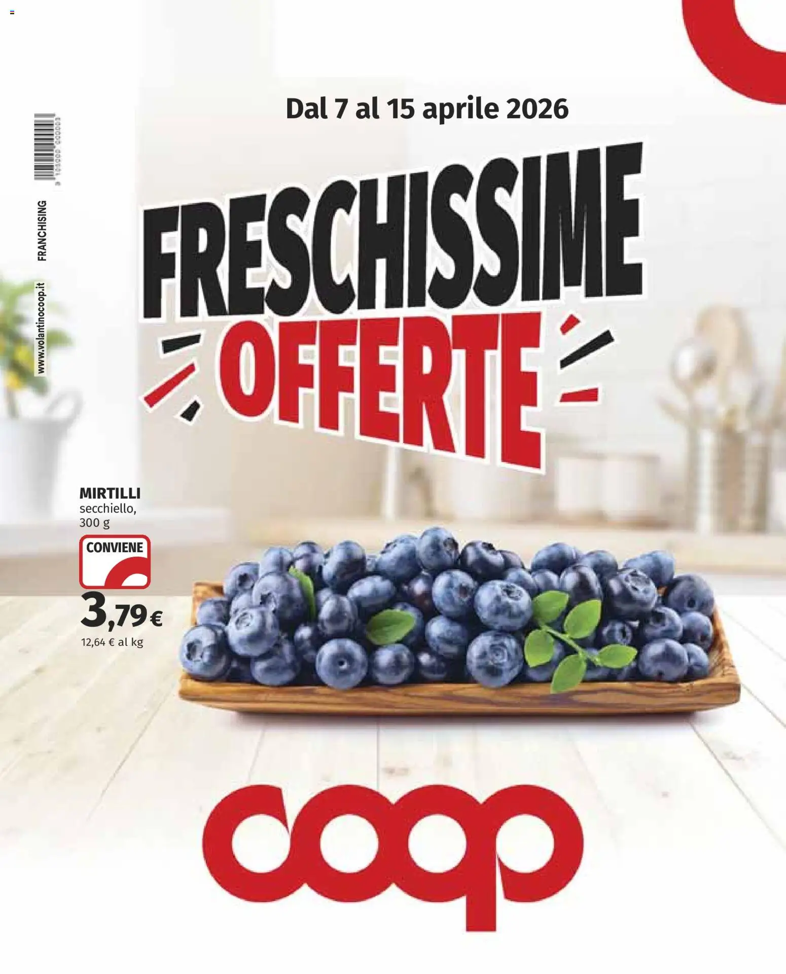 Volantino COOP del 07.04.2026 | Pagina: 1 | Prodotti: Mirtilli