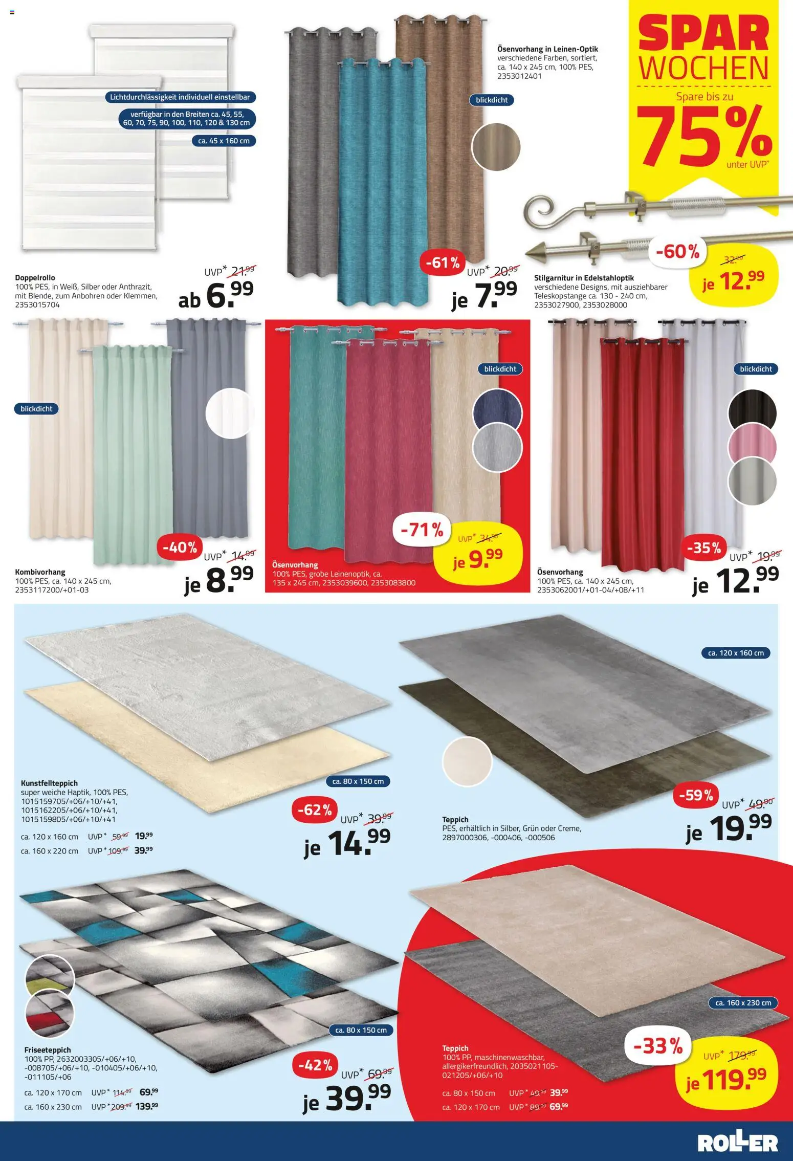 Roller Prospekt 	 – gültig ab 01.03.2026 | Seite: 15 | Produkte: Teppich