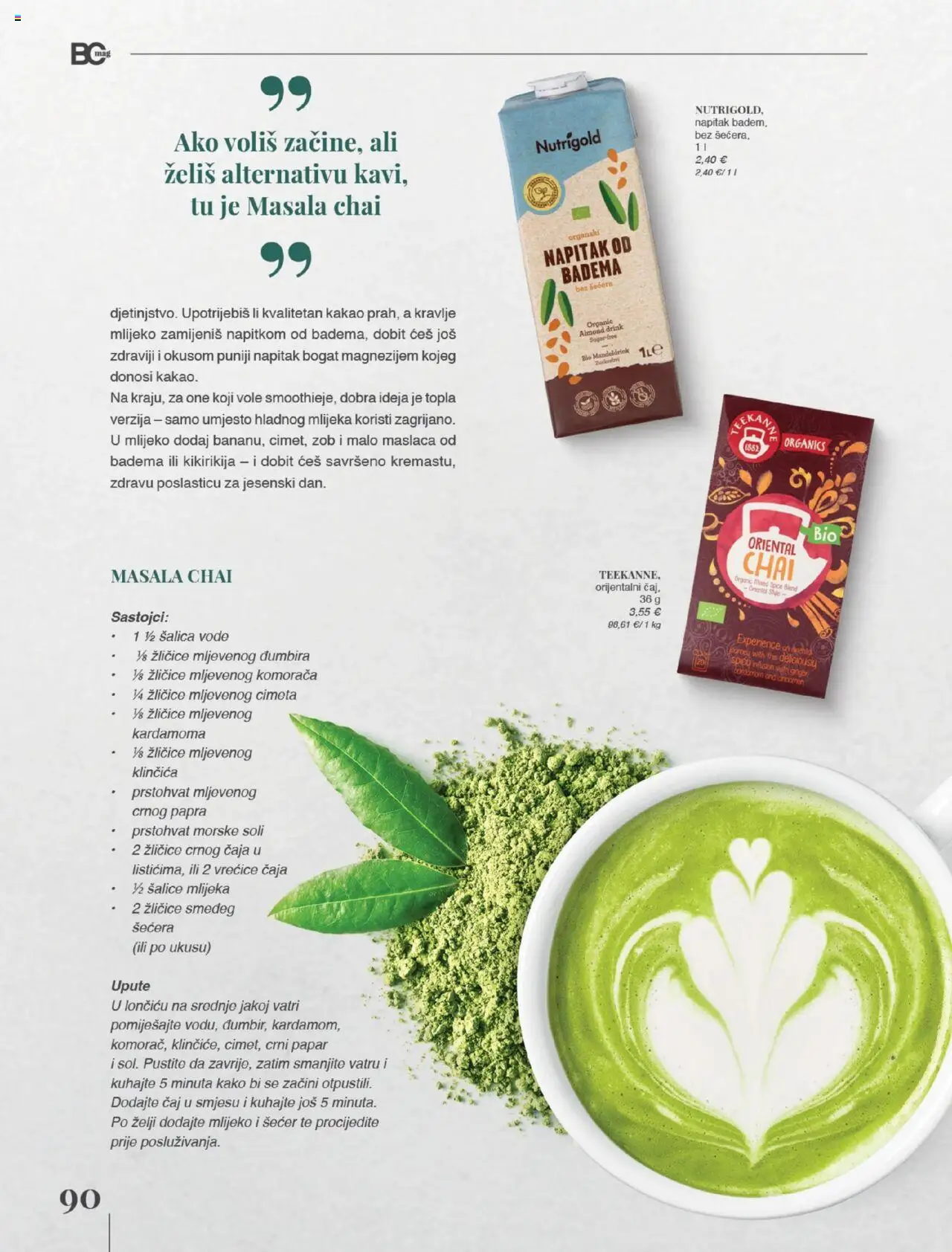 Bipa katalog | vrijedi od 01.09.2025 | Stranica: 90 | Proizvodi: Mlijeko, Čaj, Kakao, Šalica