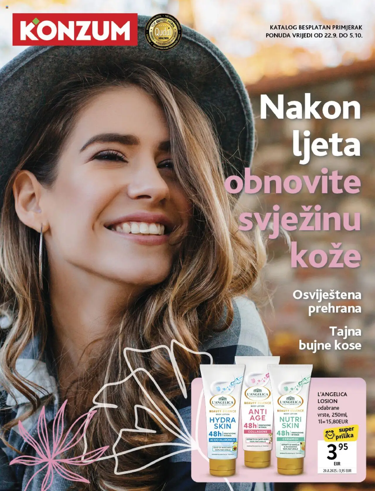 Konzum katalog | vrijedi od 22.09.2025 | Stranica: 1 | Proizvodi: L'Angelica