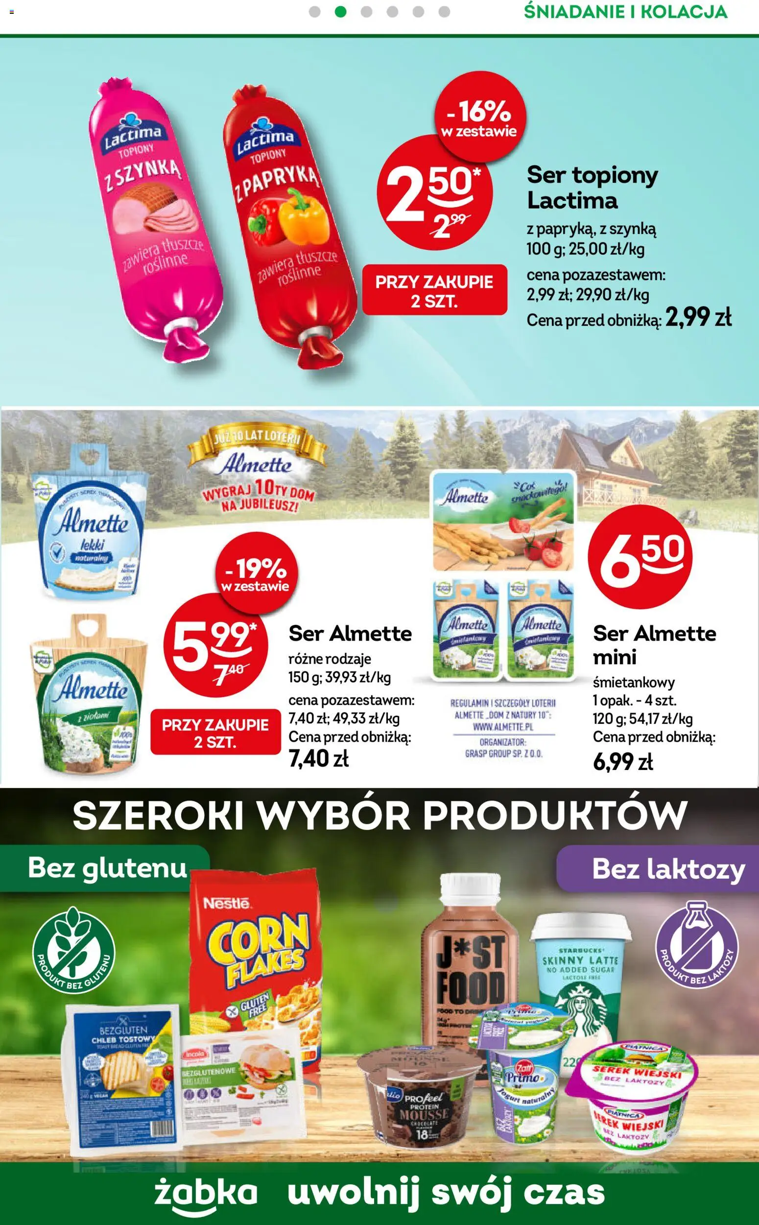 Żabka Gazetka - Codzienne produkty od 22.10.2025 | Strona: 13 | Produkty: Bez laktozy, Jogurt naturalny, Papryka, Jogurt