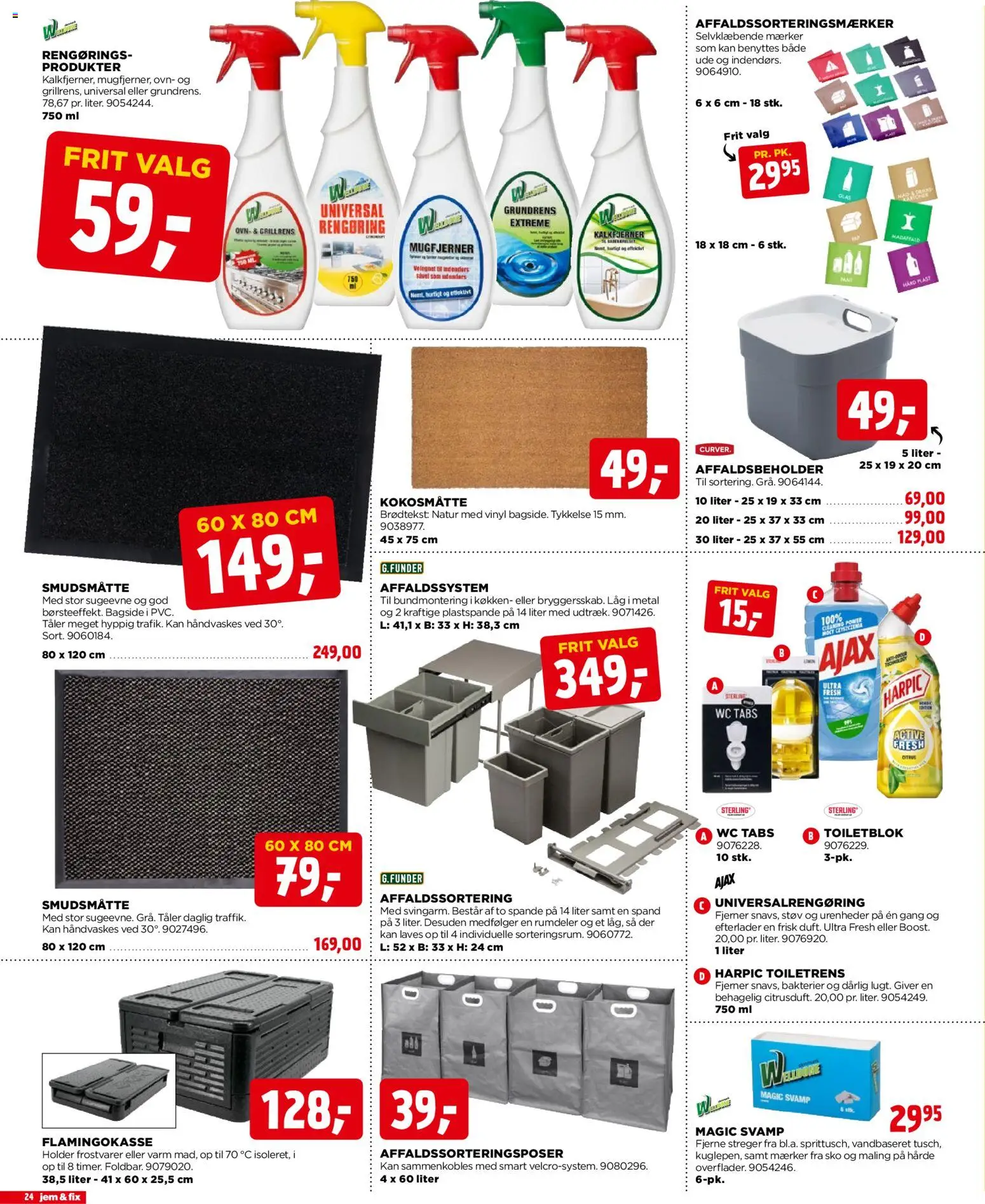 Jem & fix tilbudsavis – gyldig fra 23.11.2025 | Side: 24 | Produkter: Svamp, Maling, Sko, Ovn