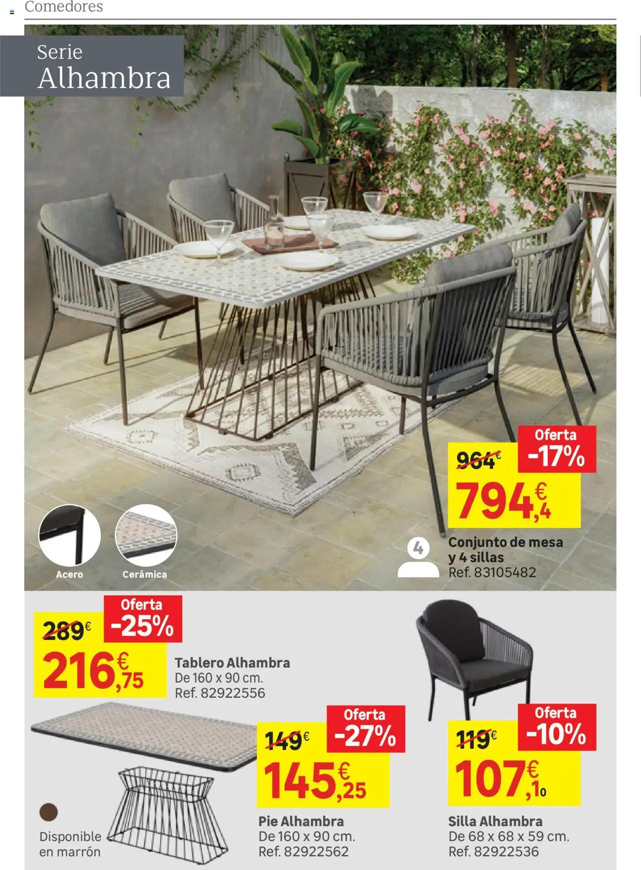 Leroy Merlin catálogo │ válido desde el 25.03.2025 | Página: 46 | Productos: Mesa, Silla