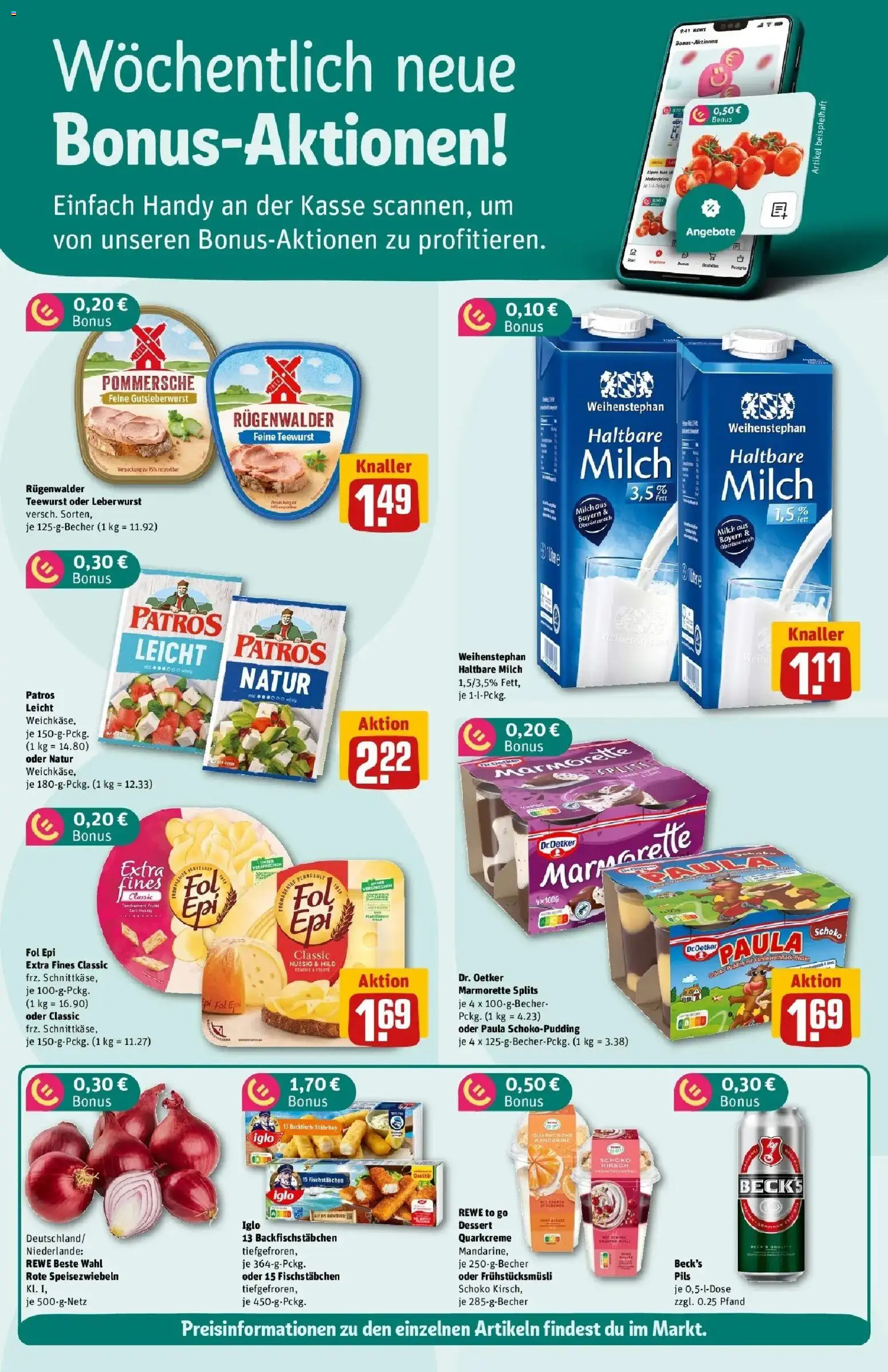 Rewe Prospekt Alzenau	 – gültig ab 02.03.2026 | Seite: 2 | Produkte: Milch, Haltbare milch, Pils, Patros