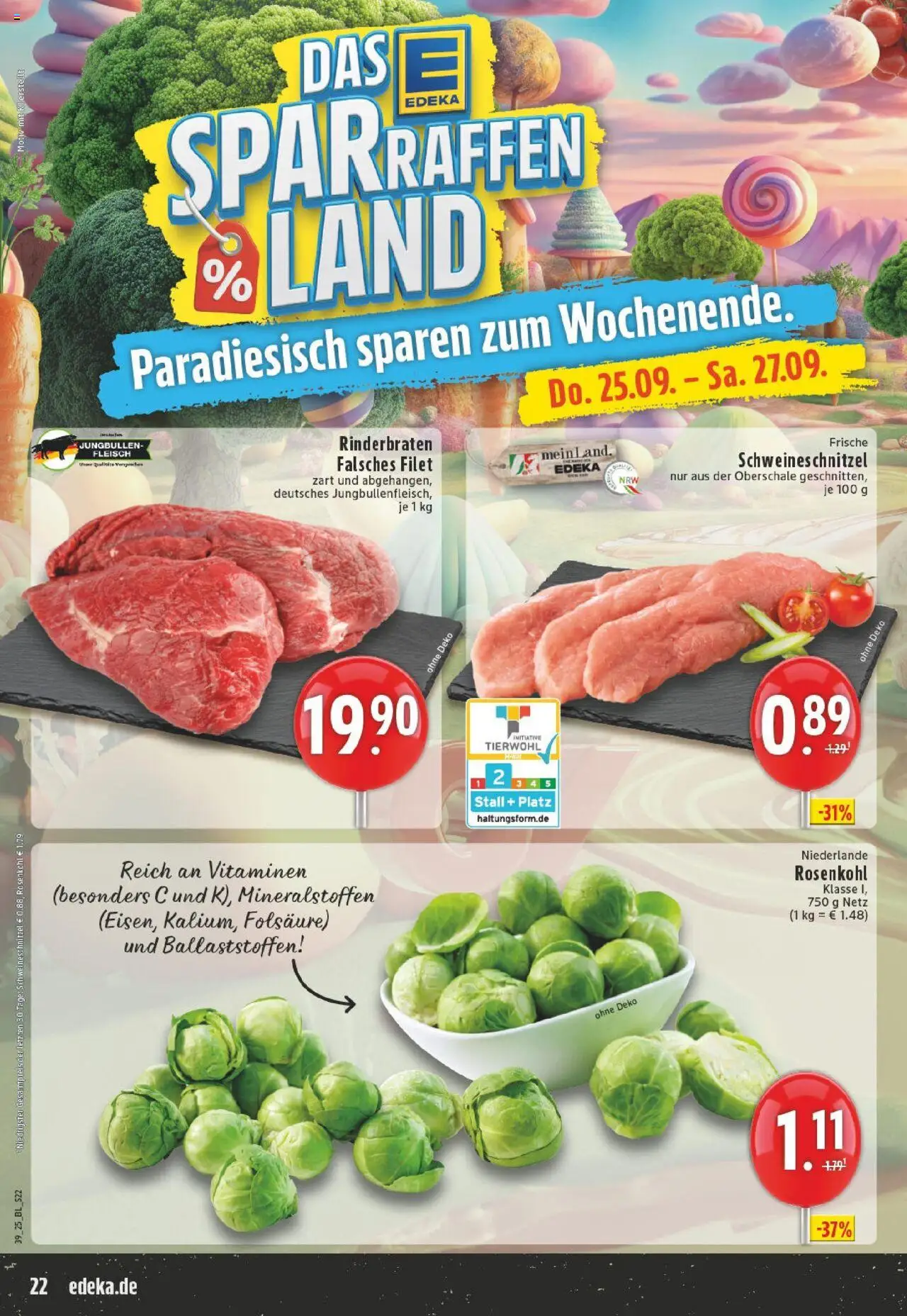 HIT - Mecklenburg-Vorpommern – gültig ab 22.09.2025 | Seite: 22 | Produkte: Rinderbraten, Fleisch