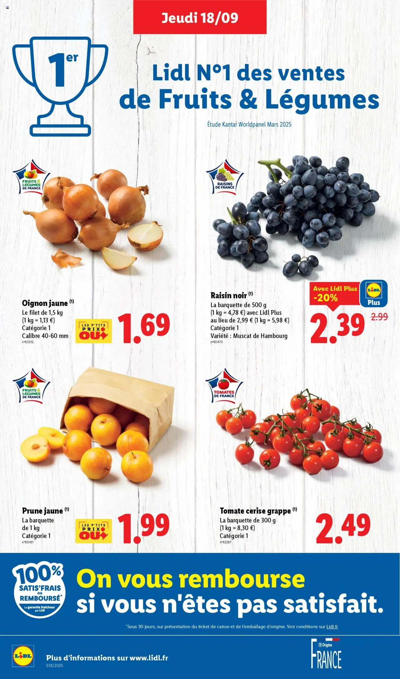  | Page: 2 | Produits: Prune, Oignon, Tomate cerise, Tomates