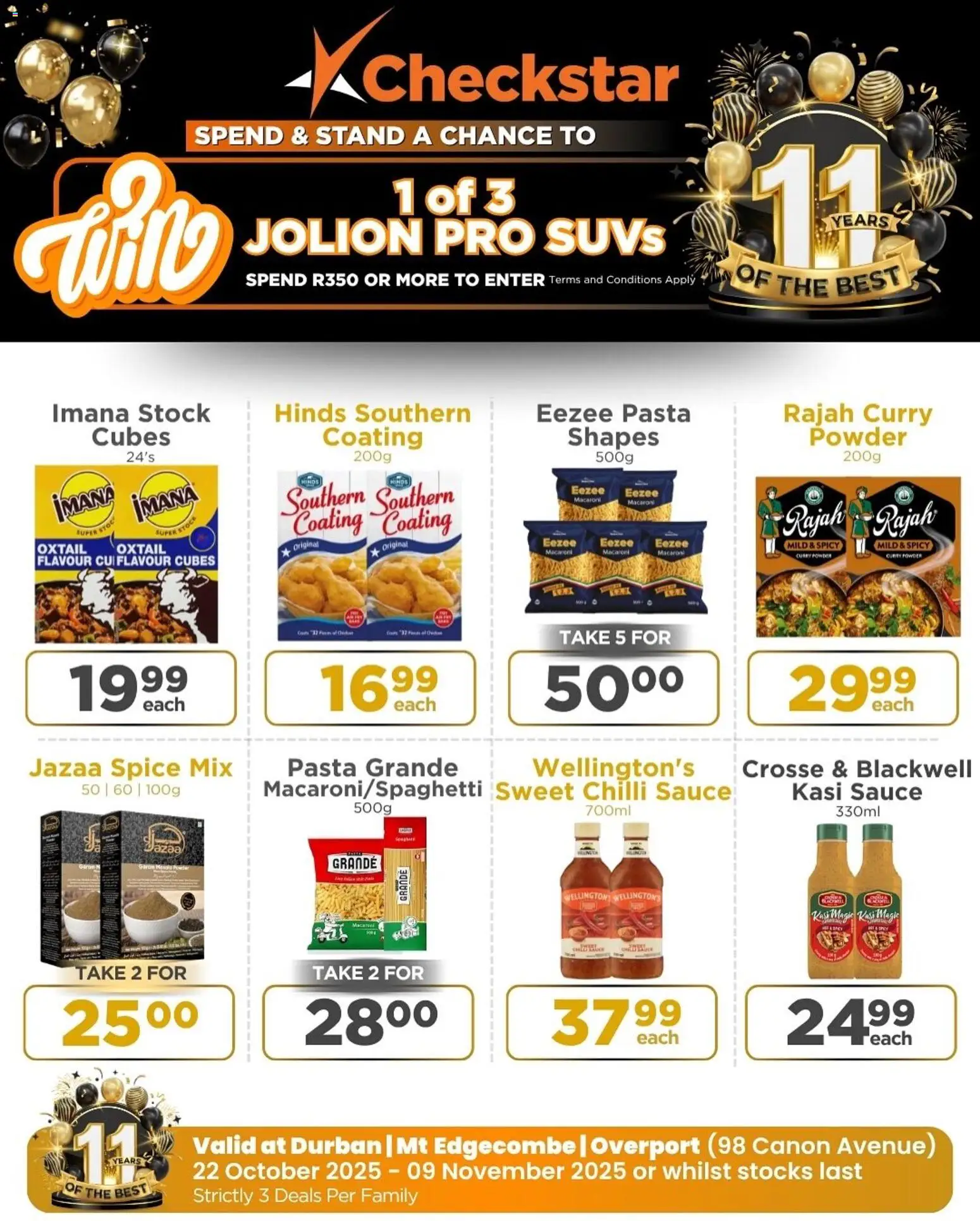 New Check Star catalogue – valid from 22.10.2025 | Page: 14 | Products: Wellingtons, Curry powder, Sauce, Chilli