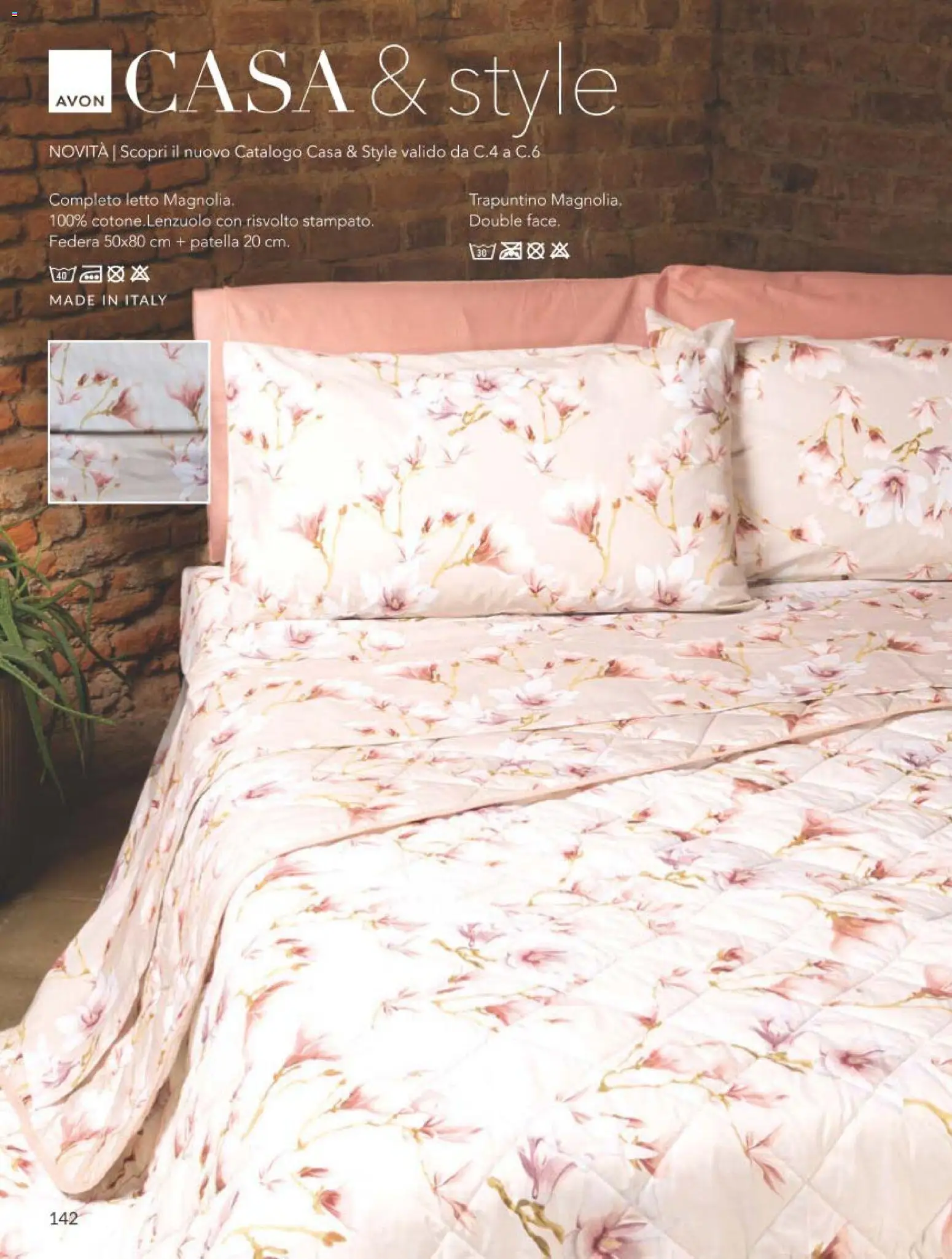 Volantino Avon del 01.04.2026 | Pagina: 142 | Prodotti: Letto, Federa