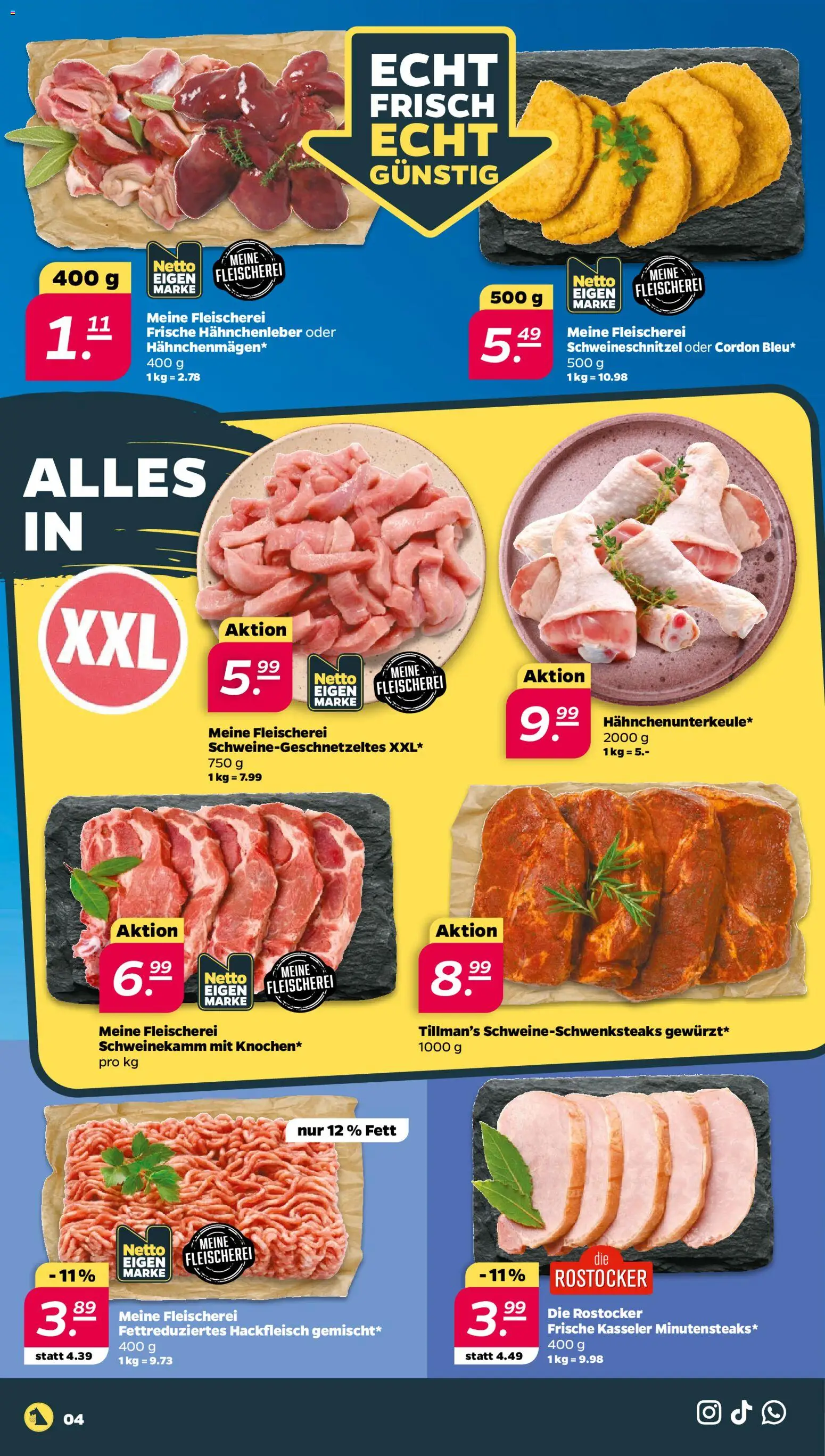 Netto Prospekt 	 – gültig ab 27.04.2026 | Seite: 4 | Produkte: Hackfleisch