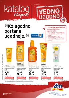 DM Drogerie Markt katalog ekspres - pregled letaka veljavnega od 16.07.2025