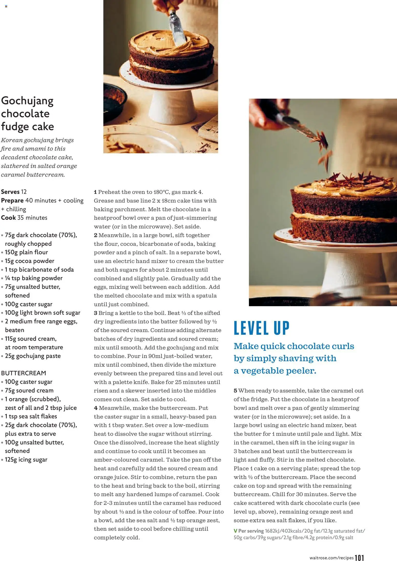 {H1} | Page: 101 | Products: Butter, Cake, Bowl, Cocoa