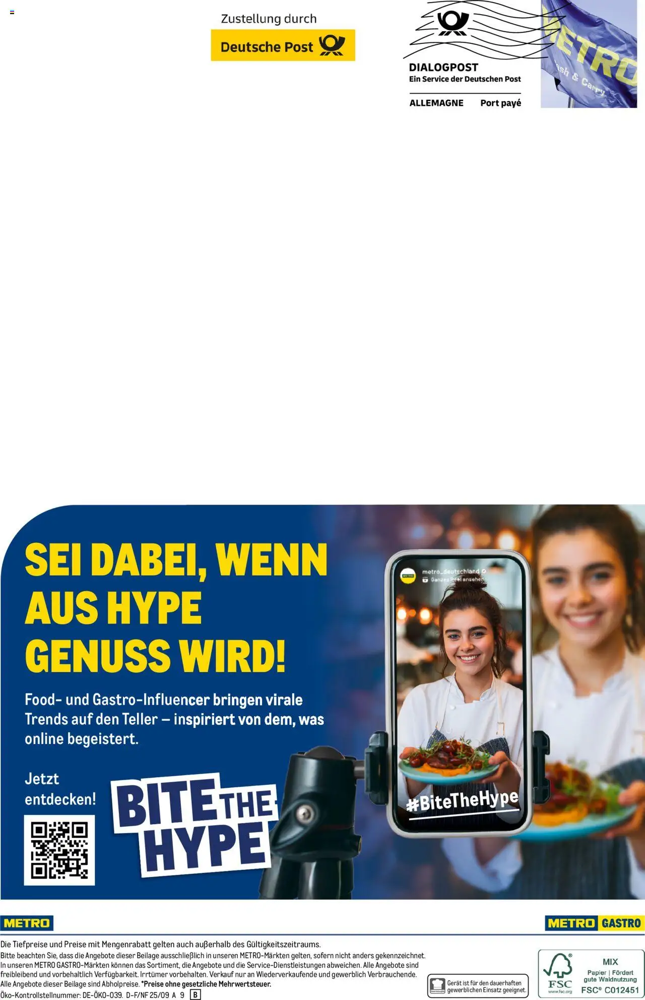 Metro Monats-Menü - gültig ab dem 01.09.2025 | Seite: 20