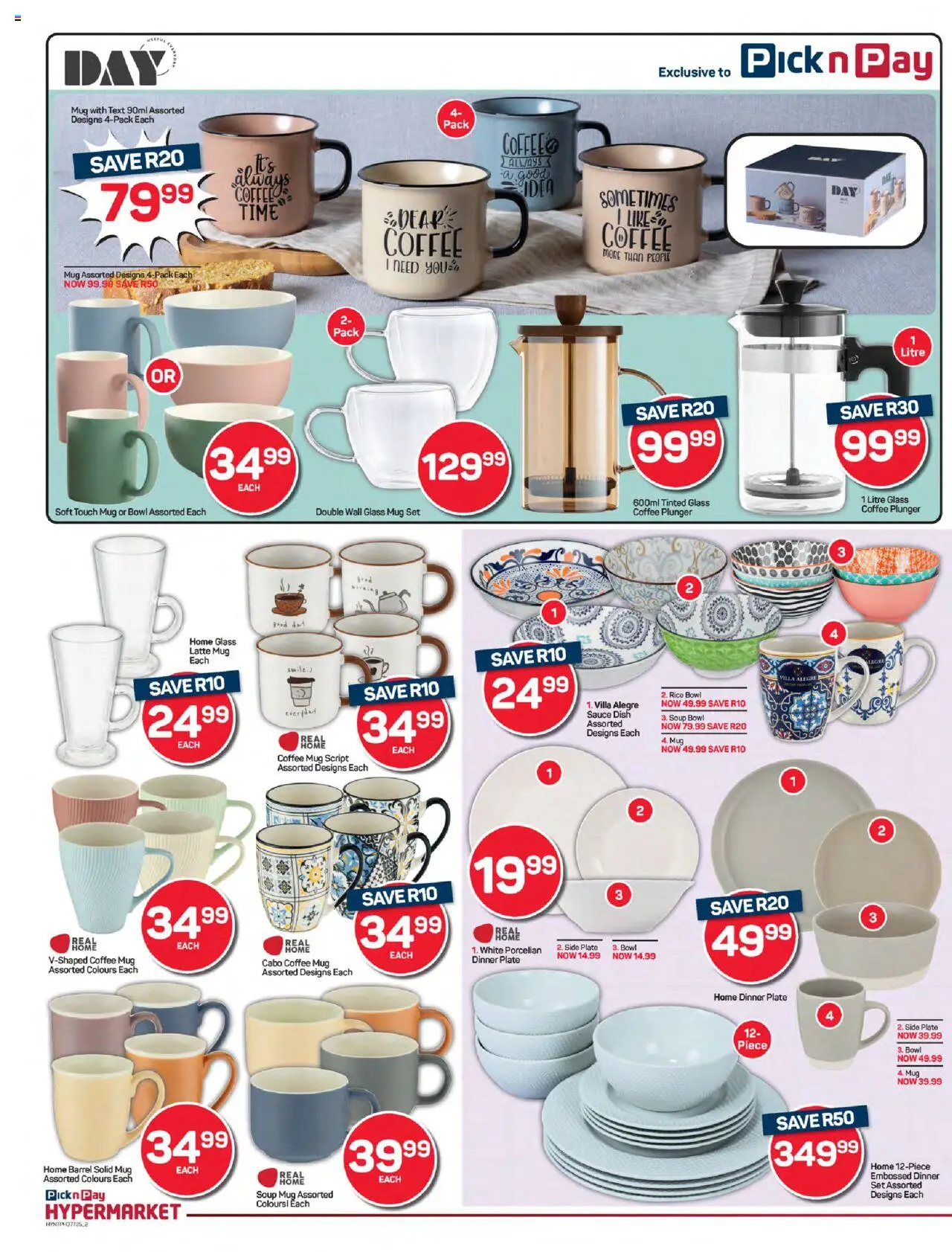 Pick n Pay Specials │ valid from 23.06.2025 | Page: 2 | Products: Coffee, Mug, Rice, Sauce