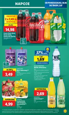 Lidl Gazetka od 30.06.2025 | Strona: 41 | Produkty: Woda mineralna Nałęczowianka, Napoje, Sprite, Woda