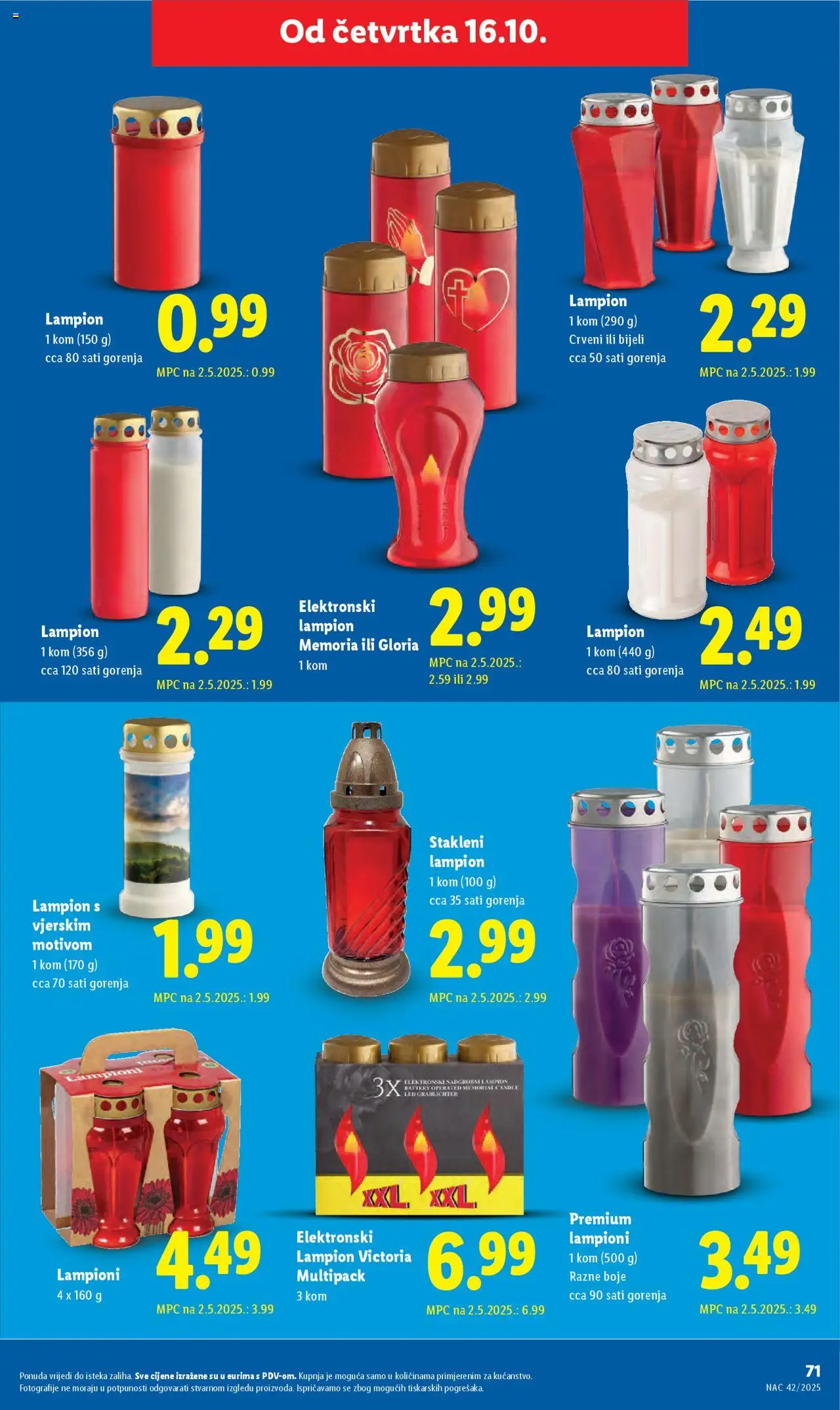 Lidl katalog | vrijedi od 13.10.2025 | Stranica: 71 | Proizvodi: Lampion