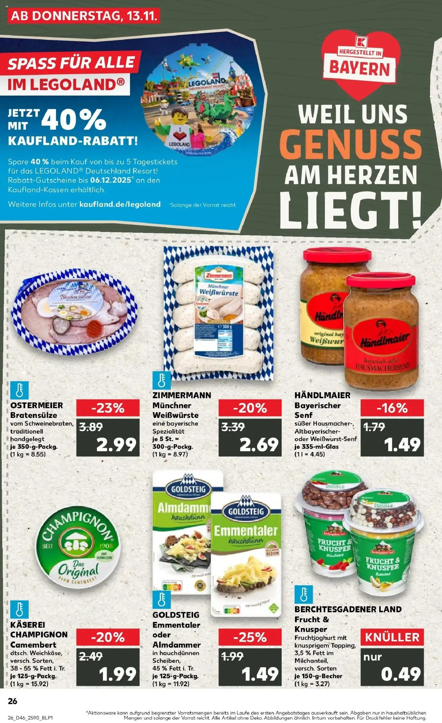 Kaufland prospekt Vöhringen	 – gültig ab 13.11.2025 | Seite: 26 | Produkte: Fruchtjoghurt