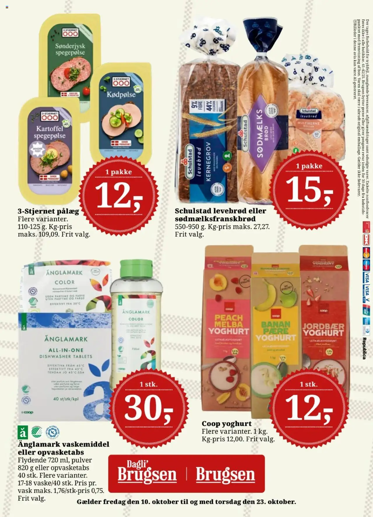 Dagli'Brugsen tilbudsavis – gyldig fra 10.10.2025 | Side: 19 | Produkter: Parfume, Yoghurt, Pålæg, Tablets