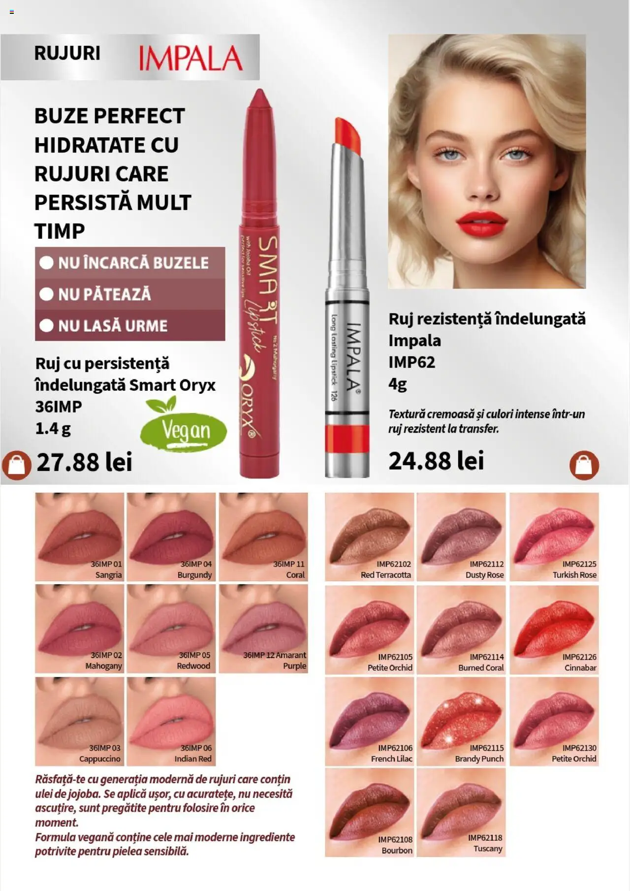 Noul catalog Lady’s – valabil de la 25.09.2025 | Pagină: 90 | Produse: Ruj, Ulei, Bourbon
