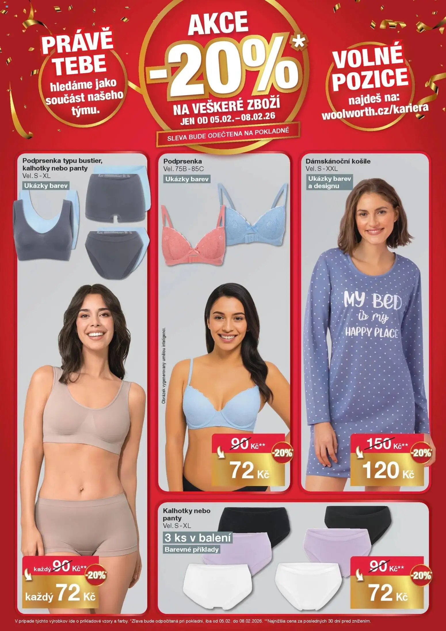 Woolworth leták - Teplice  od 05.02.2026 | Strana: 6 | Produkty: Košile, Kalhotky, Podprsenka