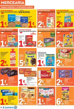 Pré-visualização E.Leclerc folheto válido de 15.01.2026 | Página: 16 | Produtos: Tosta rica bolachas, Bolachas, Nestlé, Maça