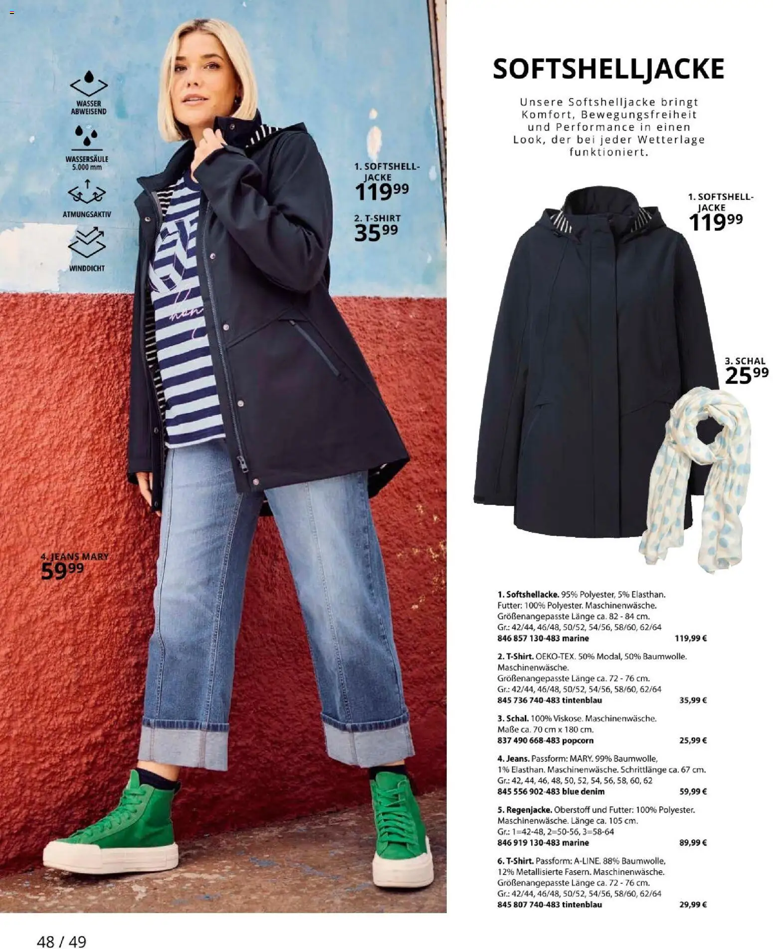 Ulla Popken akciós ujság - amely érvényes a következő dátumtól: 01.03.2026 | Oldal: 48 | Termékek: Popcorn