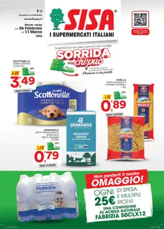 Anteprima del volantino Volantino SISA	 valido a partire dal 26.02.2026