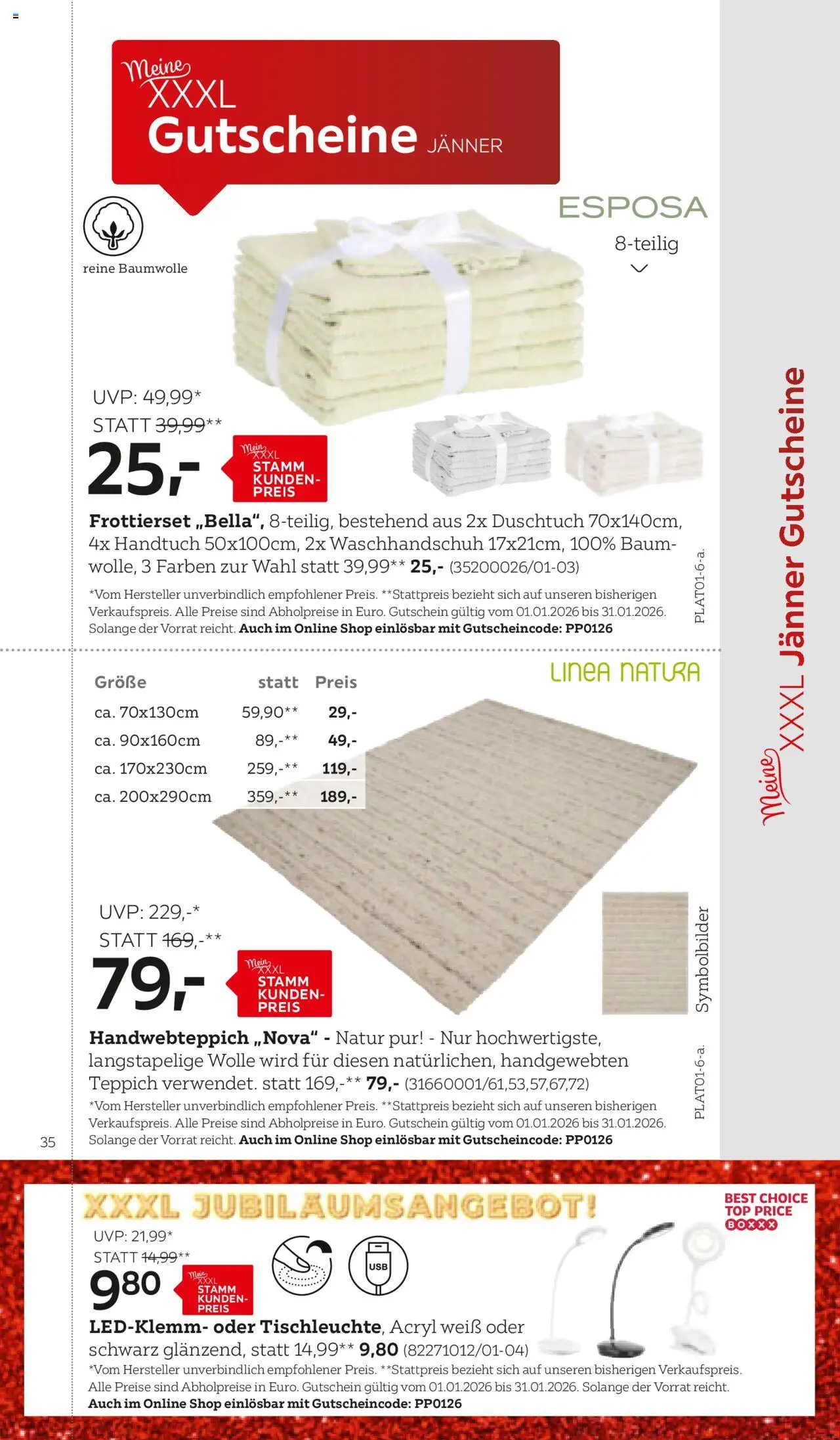 XXXLutz Preisepass gültig ab 01.08.2025 | Seite: 35 | Produkte: Teppich