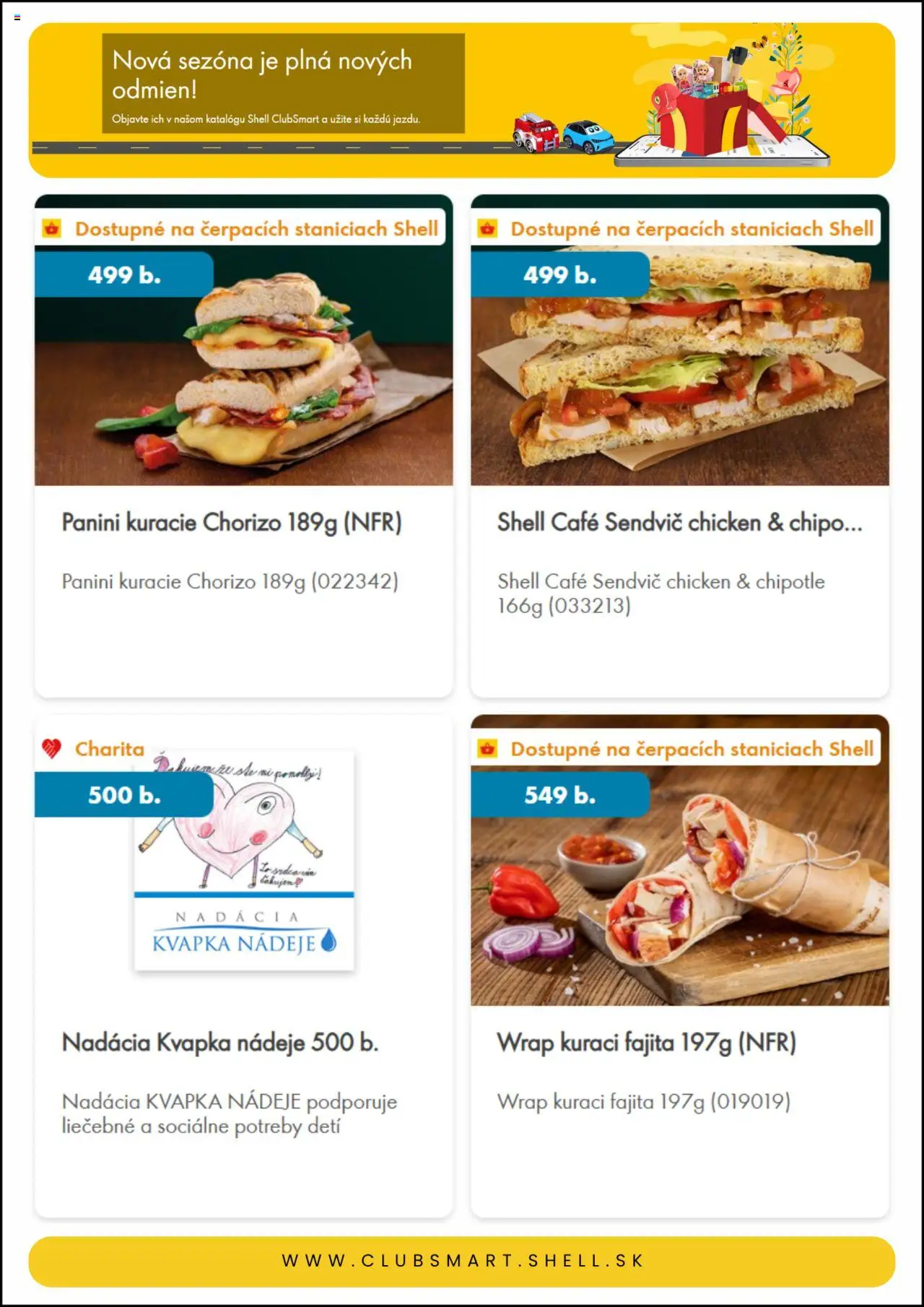 Shell leták │ platný od 28.05.2025 | Strana: 5 | Produkty: Sendvič