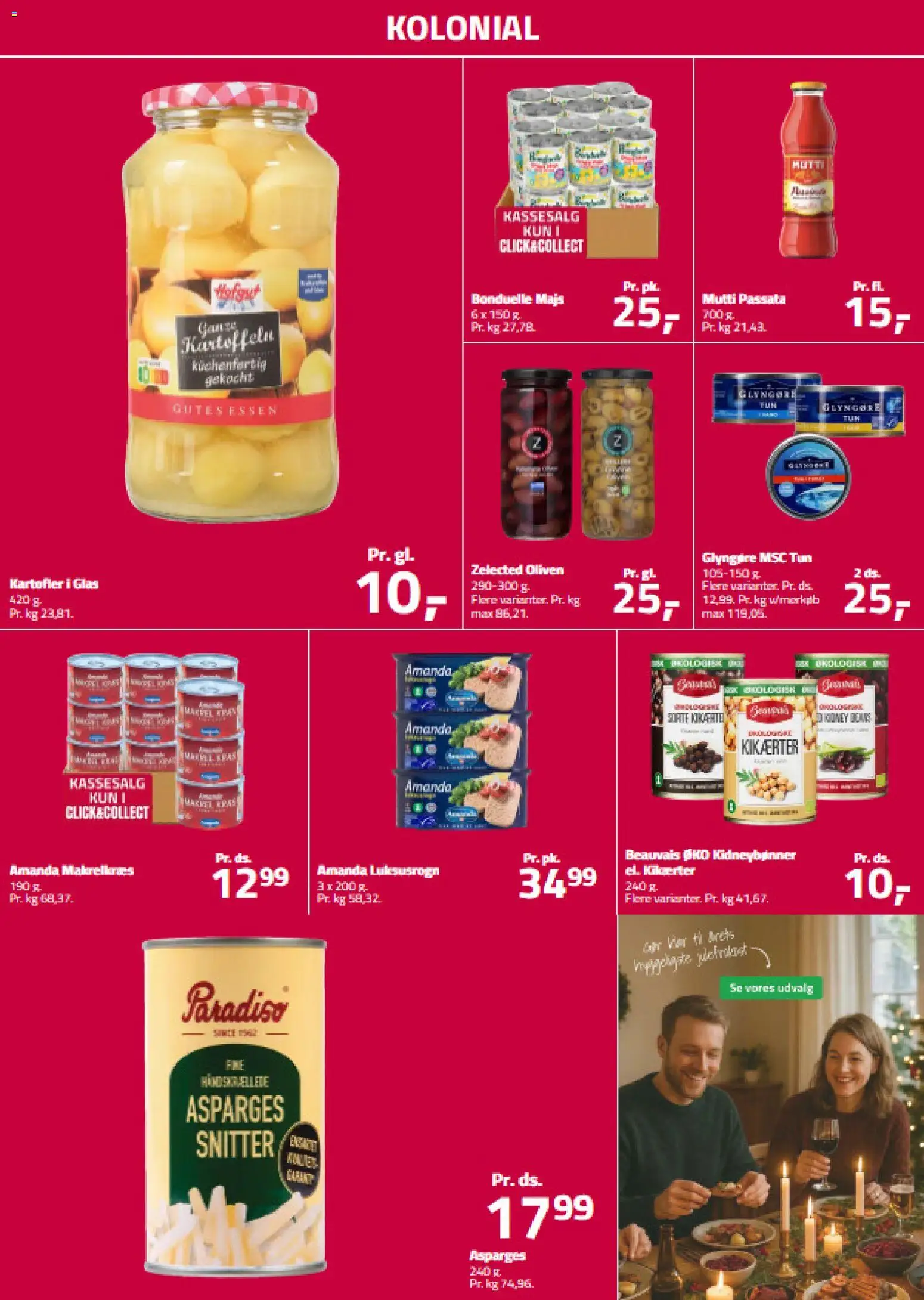 Fleggaard tilbudsavis – gyldig fra 26.11.2025 | Side: 2 | Produkter: Kikærter, Tun, Oliven, Asparges