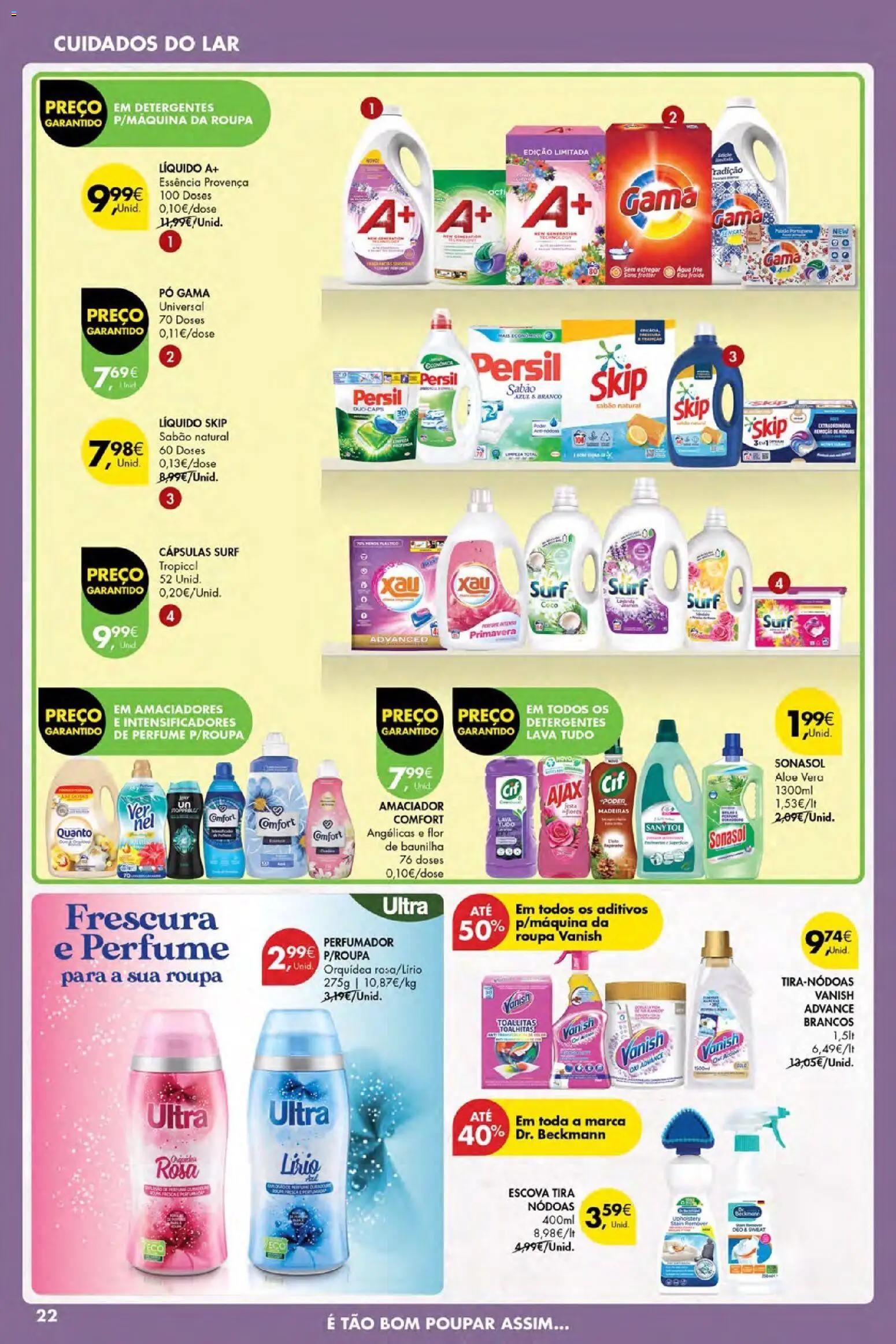 Pingo Doce Poupe Esta Semana Açores │ válido de 12.02.2026 | Página: 22 | Produtos: Flores, Perfume, Madeiras, Persil