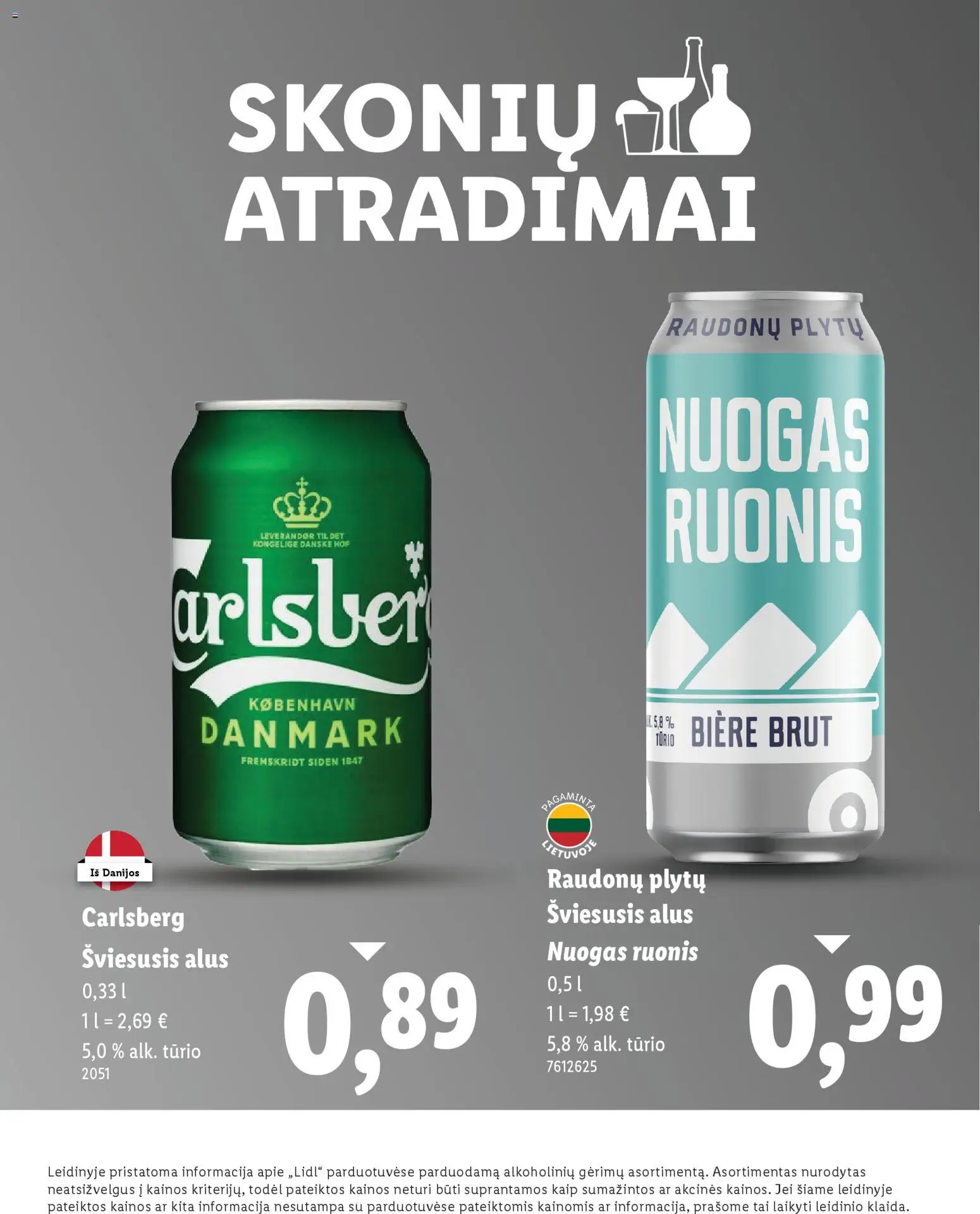 LIDL akcijos nuo 07.12.2025 | Puslapis: 16 | Prekių: Alus