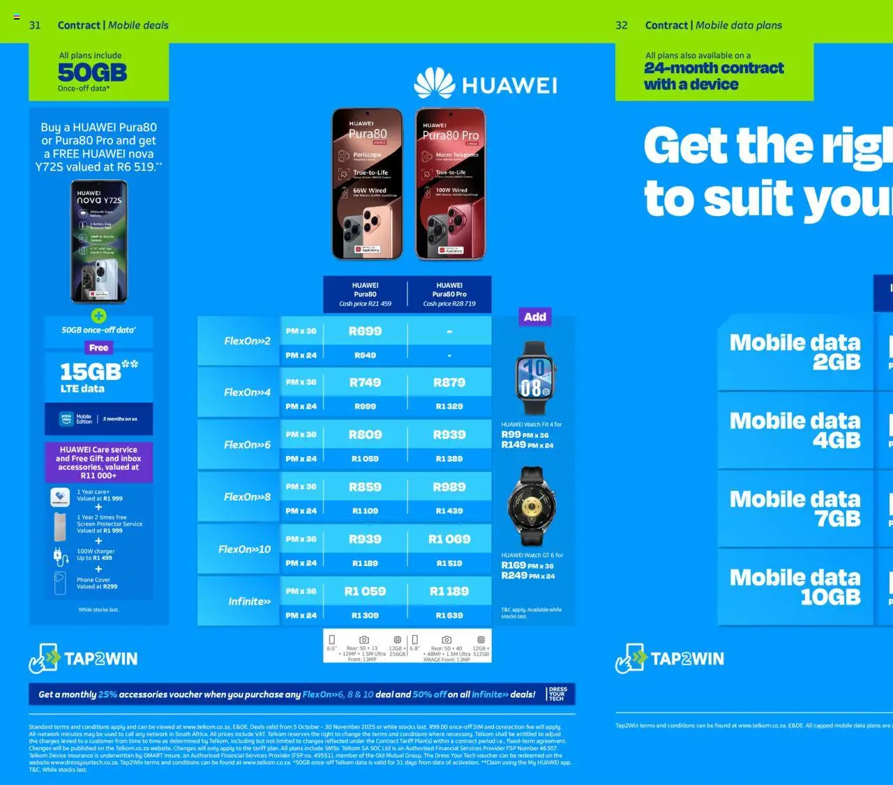 New Telkom catalogue – valid from 05.10.2025 | Page: 30 | Products: Sim, Cover, Watch, Charger